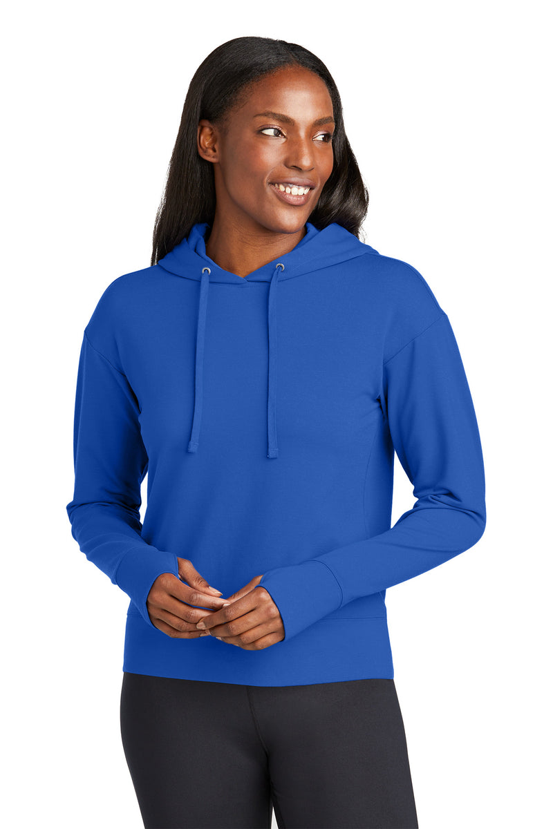 Sport-Tek Women's Sport-Wick Flex Fleece Pullover Hoodie - True Royal
