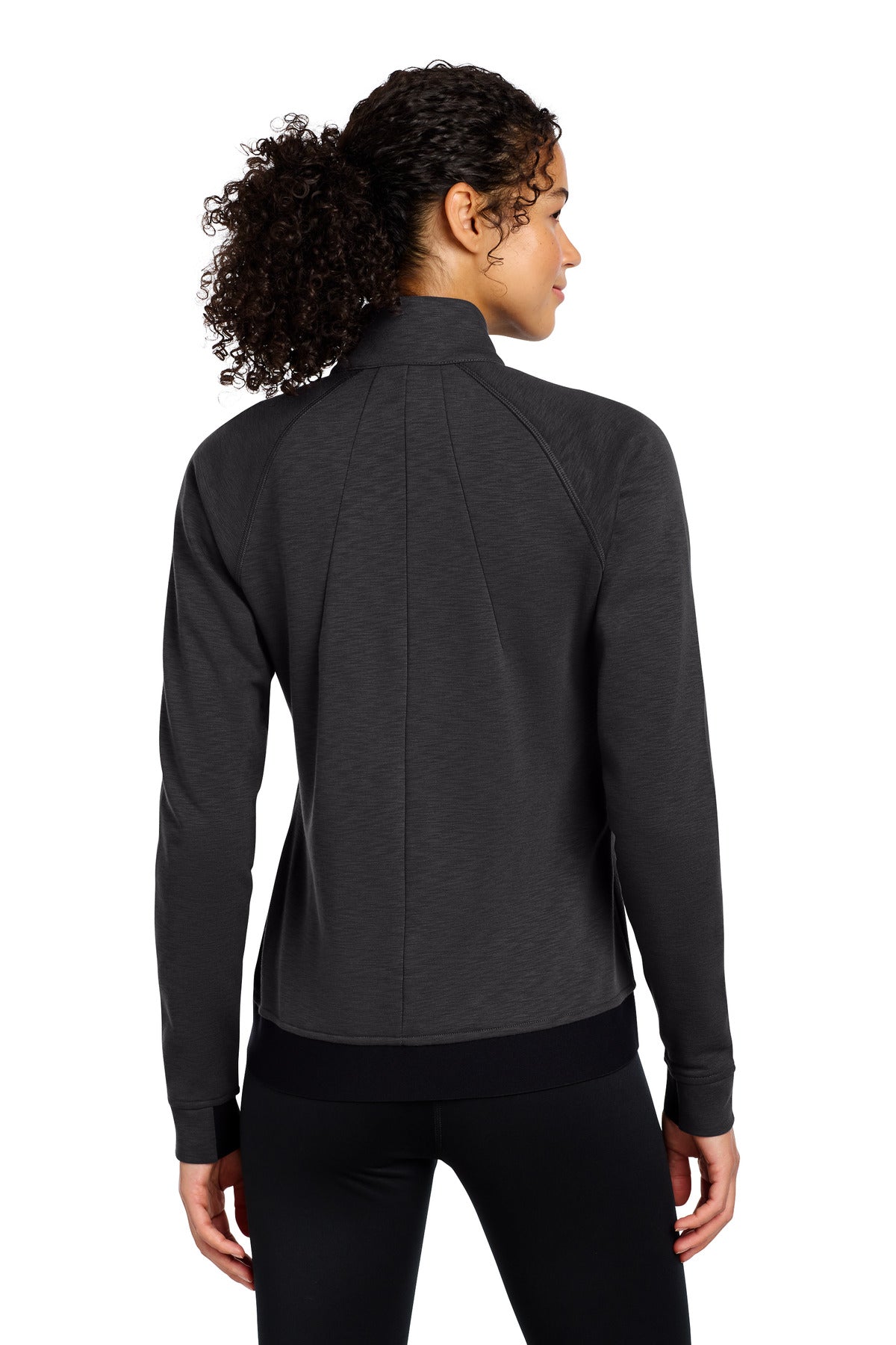 Sport-Tek Women's PosiCharge Strive Full-Zip - Black
