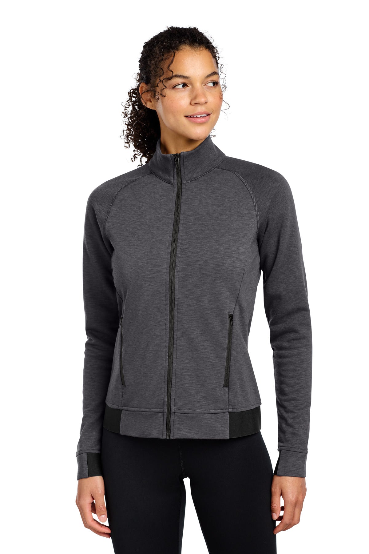 Sport-Tek Women's PosiCharge Strive Full-Zip - Graphite