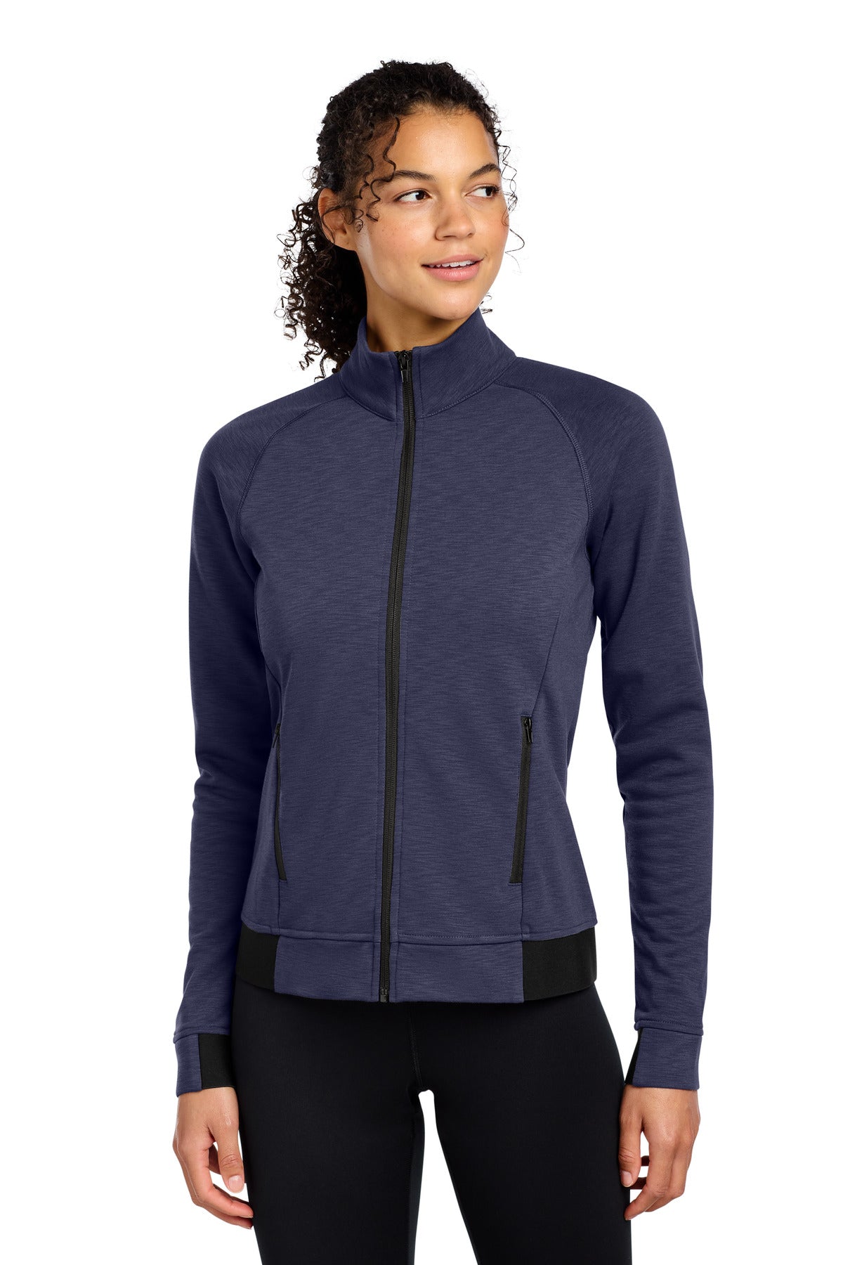 Sport-Tek Women's PosiCharge Strive Full-Zip - True Navy