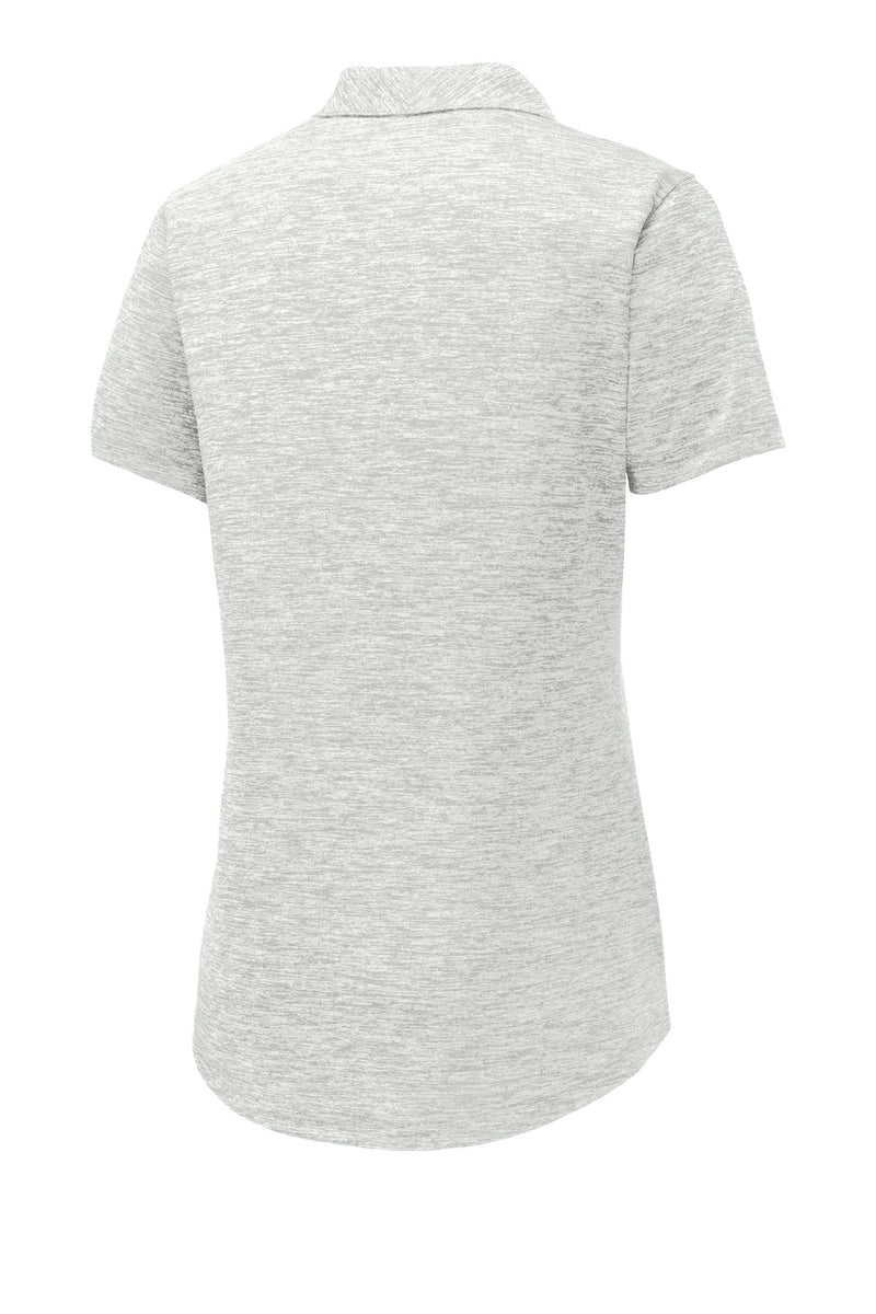Sport-Tek  Women's PosiCharge  Electric Heather Polo - Silver Electric