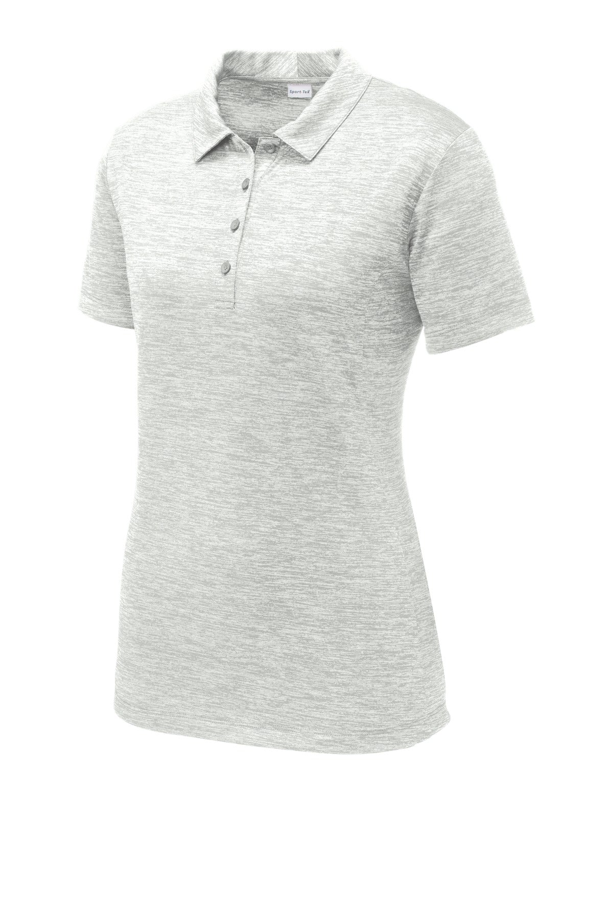 Sport-Tek  Women's PosiCharge  Electric Heather Polo - Silver Electric
