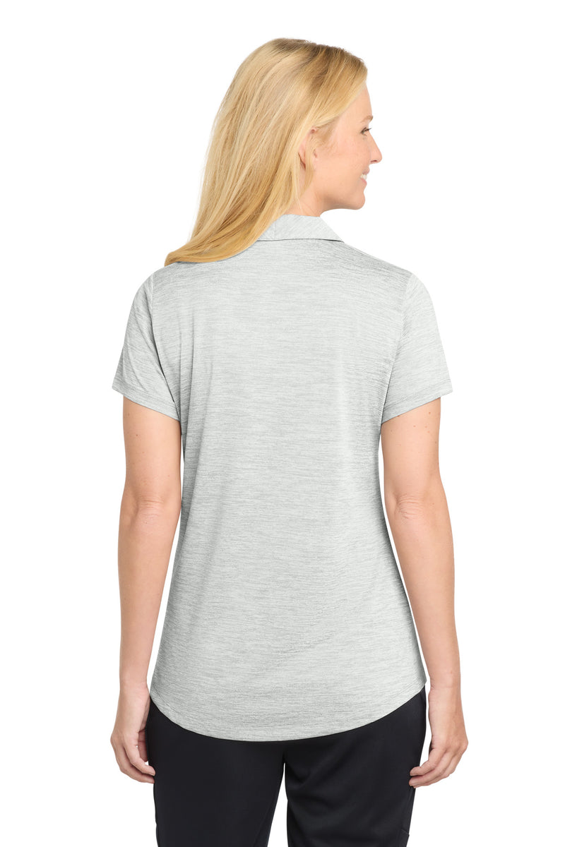 Sport-Tek  Women's PosiCharge  Electric Heather Polo - Silver Electric