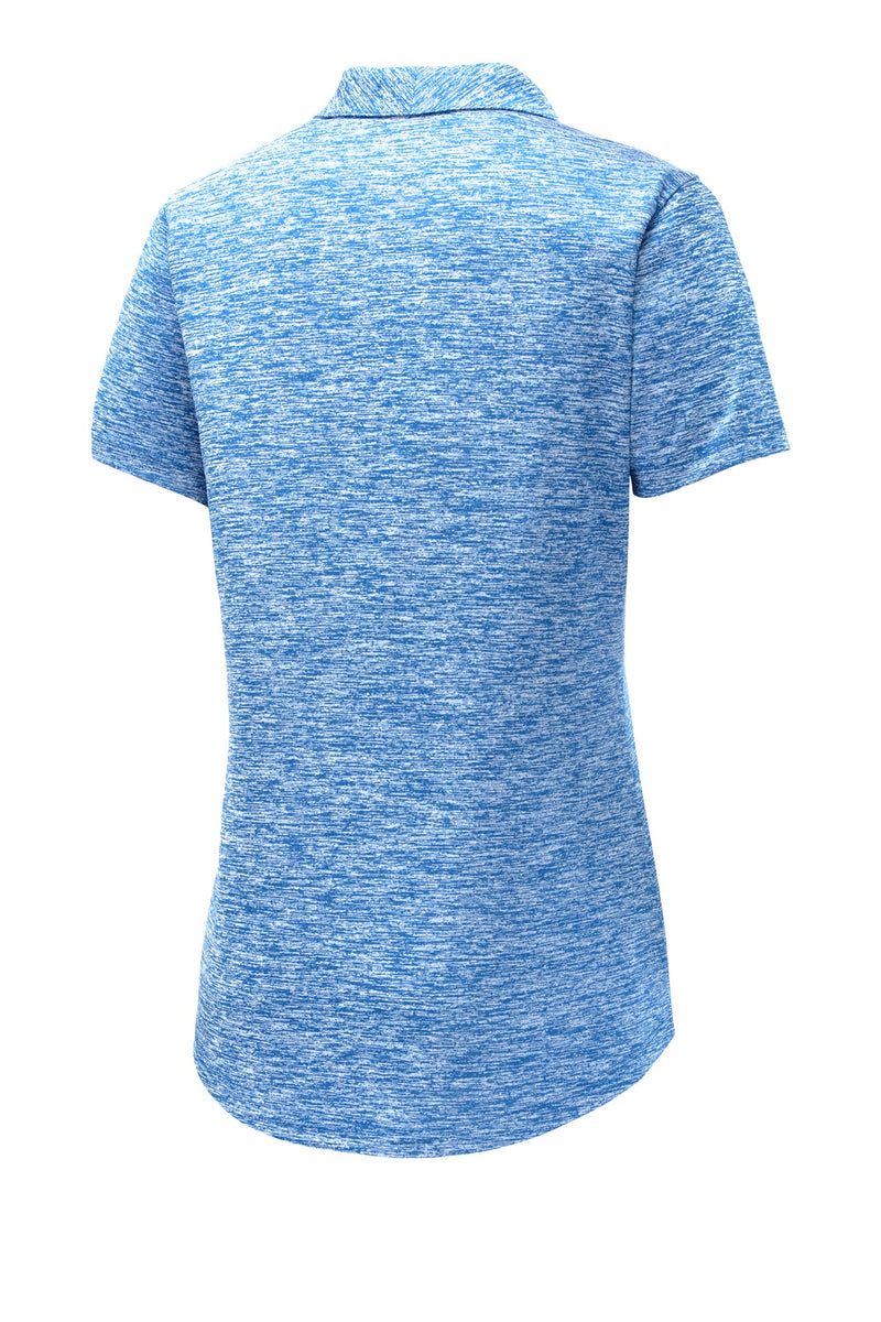 Sport-Tek  Women's PosiCharge  Electric Heather Polo - True Royal Electric
