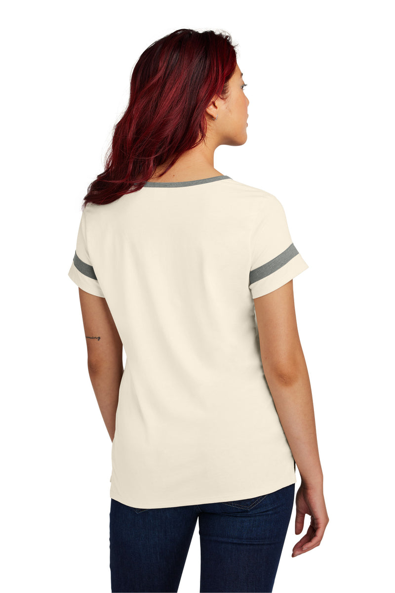 Sport-Tek Women's Halftime Notch Neck Tee - Ecru/ Vintage Heather