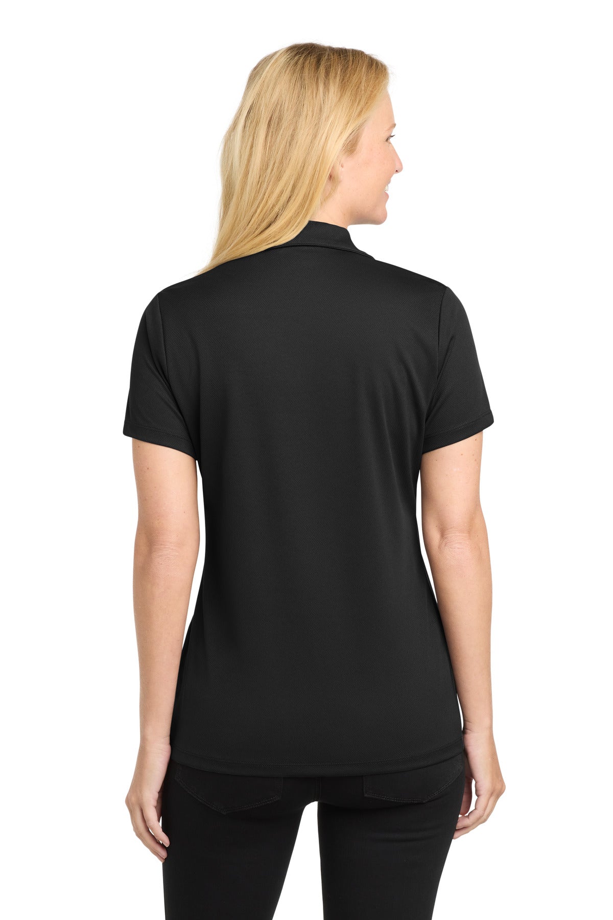Sport-Tek Women's PosiCharge RacerMesh Polo - Black