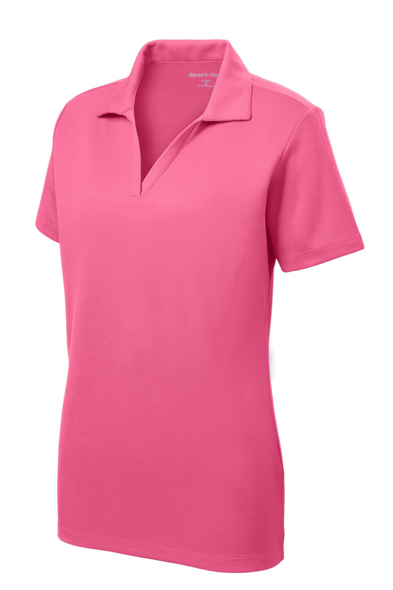 Sport-Tek Women's PosiCharge RacerMesh Polo - Bright Pink
