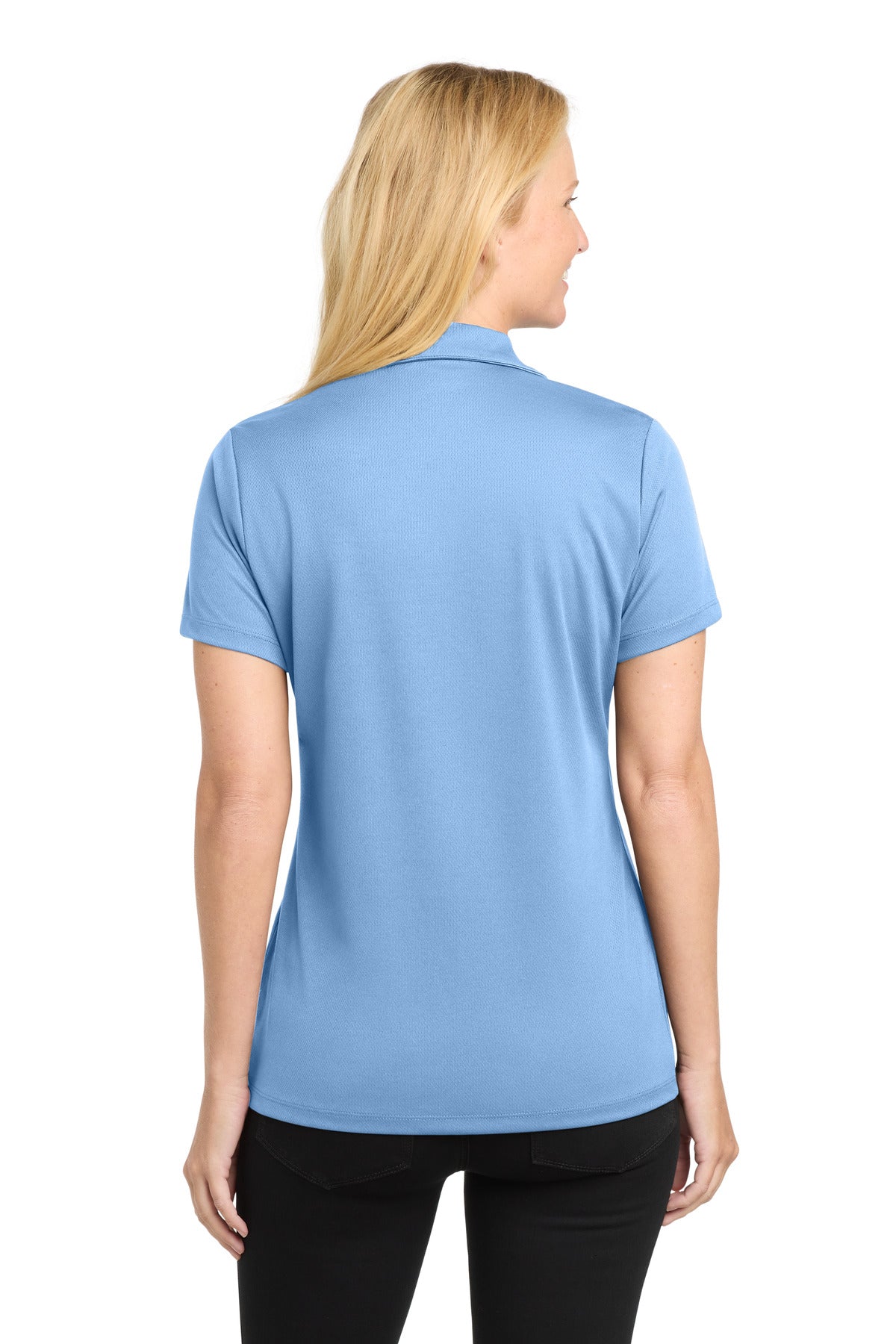 Sport-Tek Women's PosiCharge RacerMesh Polo - Carolina Blue