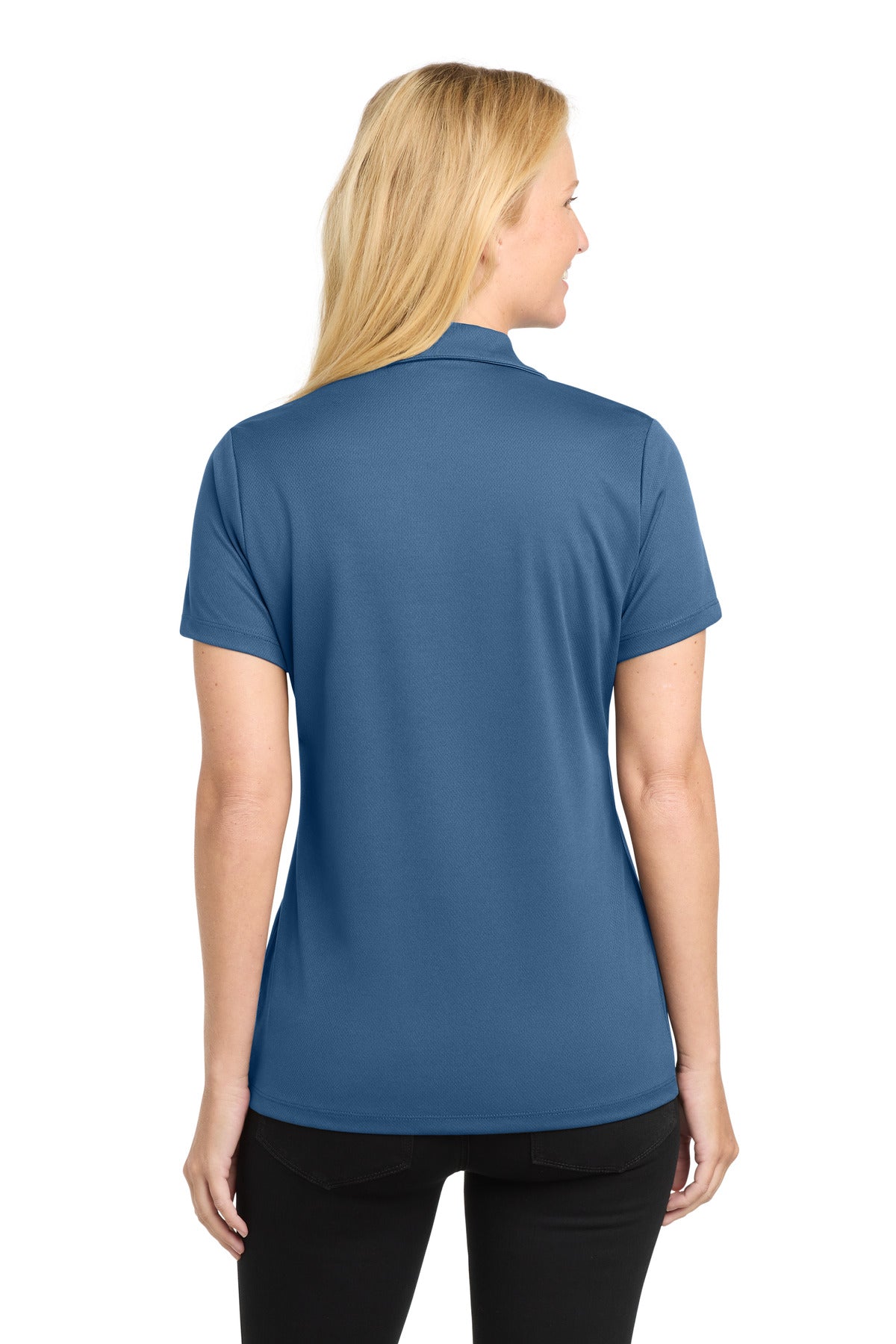 Sport-Tek Women's PosiCharge RacerMesh Polo - Dawn Blue