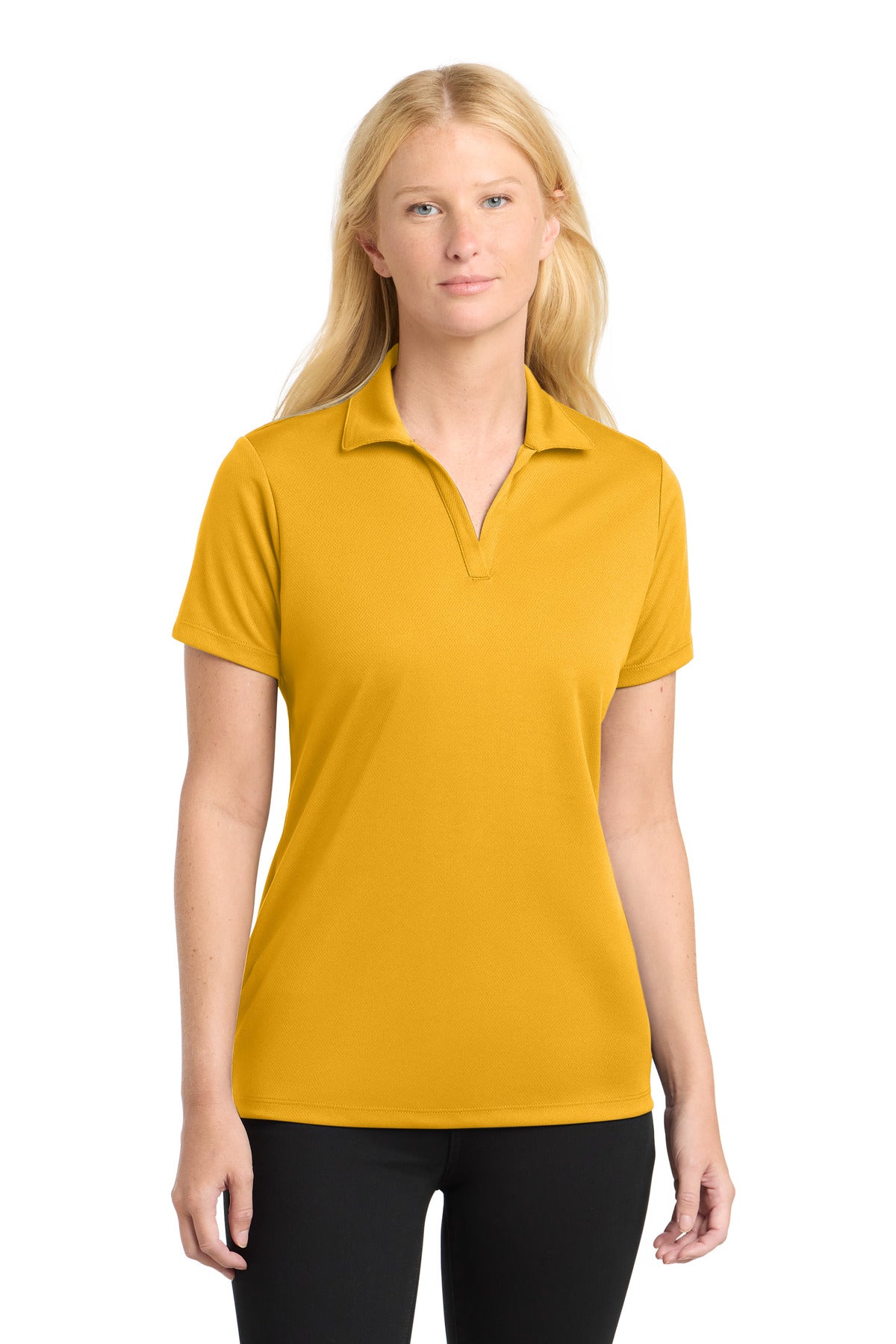 Sport-Tek Women's PosiCharge RacerMesh Polo - Gold
