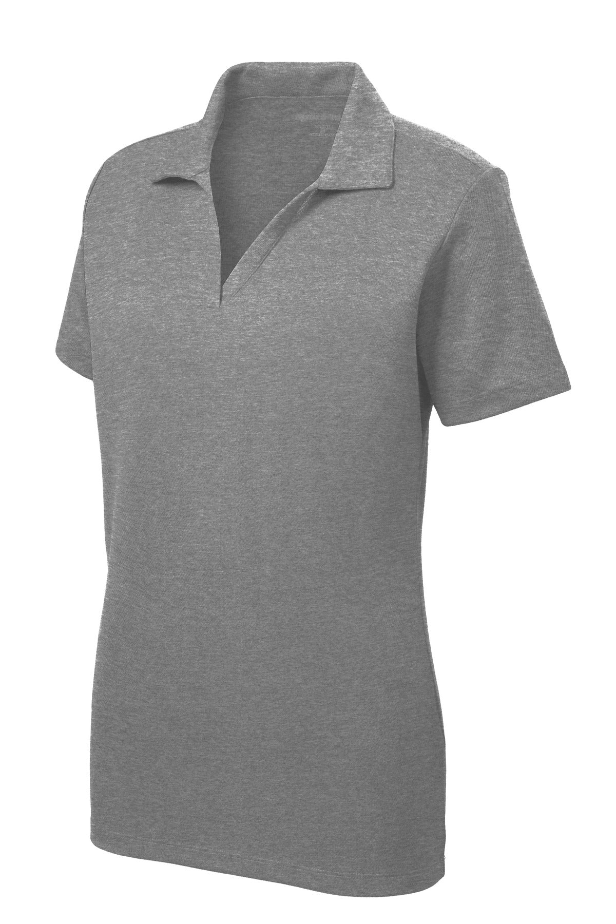 Sport-Tek Women's PosiCharge RacerMesh Polo - Grey Heather