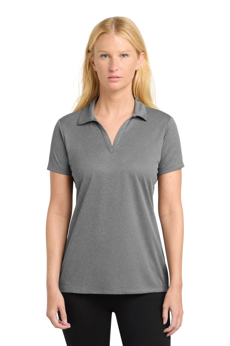 Sport-Tek Women's PosiCharge RacerMesh Polo - Grey Heather