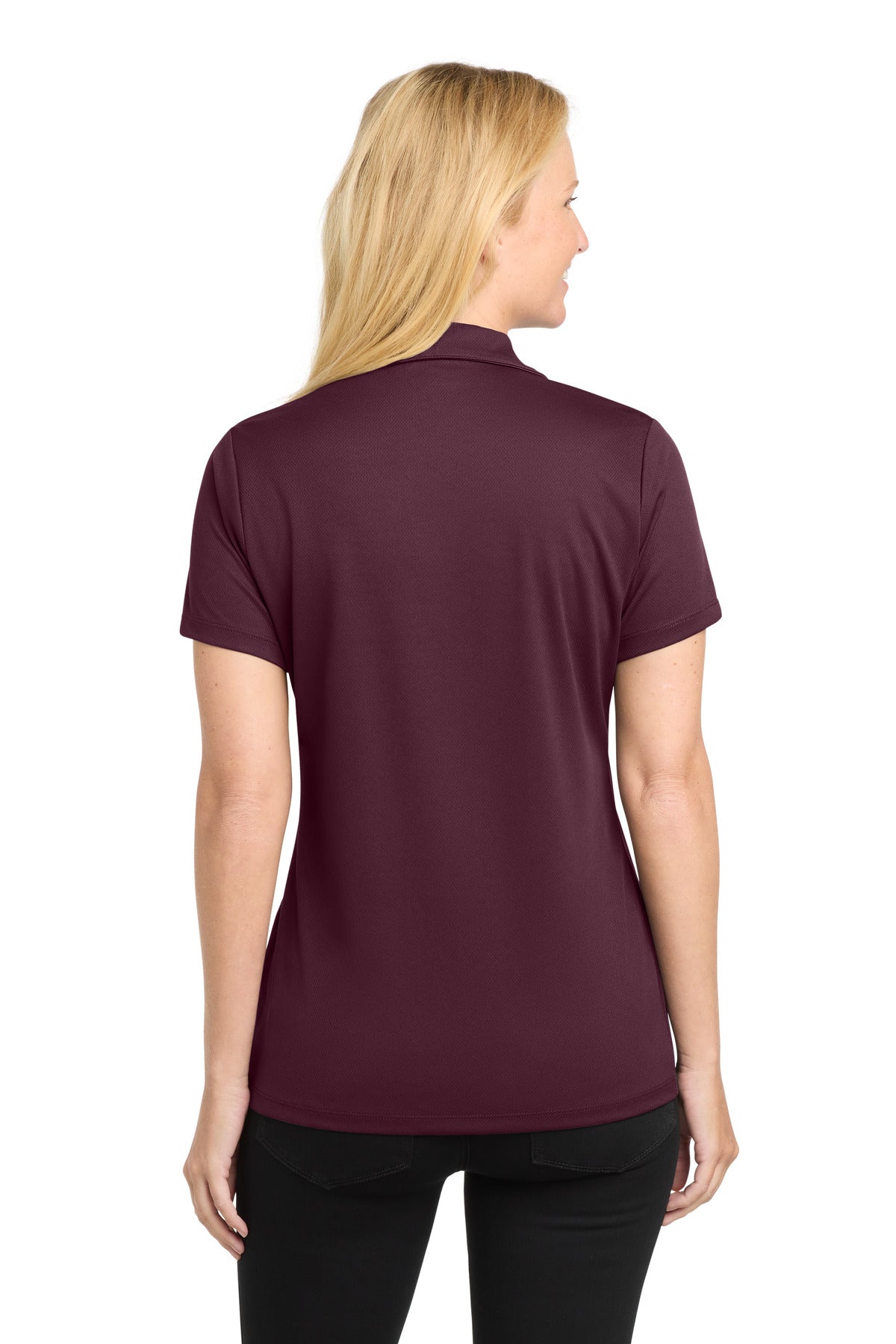 Sport-Tek Women's PosiCharge RacerMesh Polo - Maroon