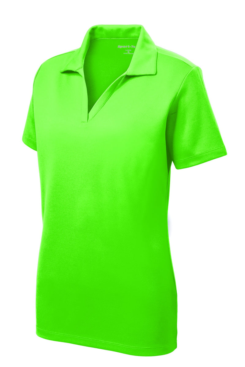 Sport-Tek Women's PosiCharge RacerMesh Polo - Neon Green
