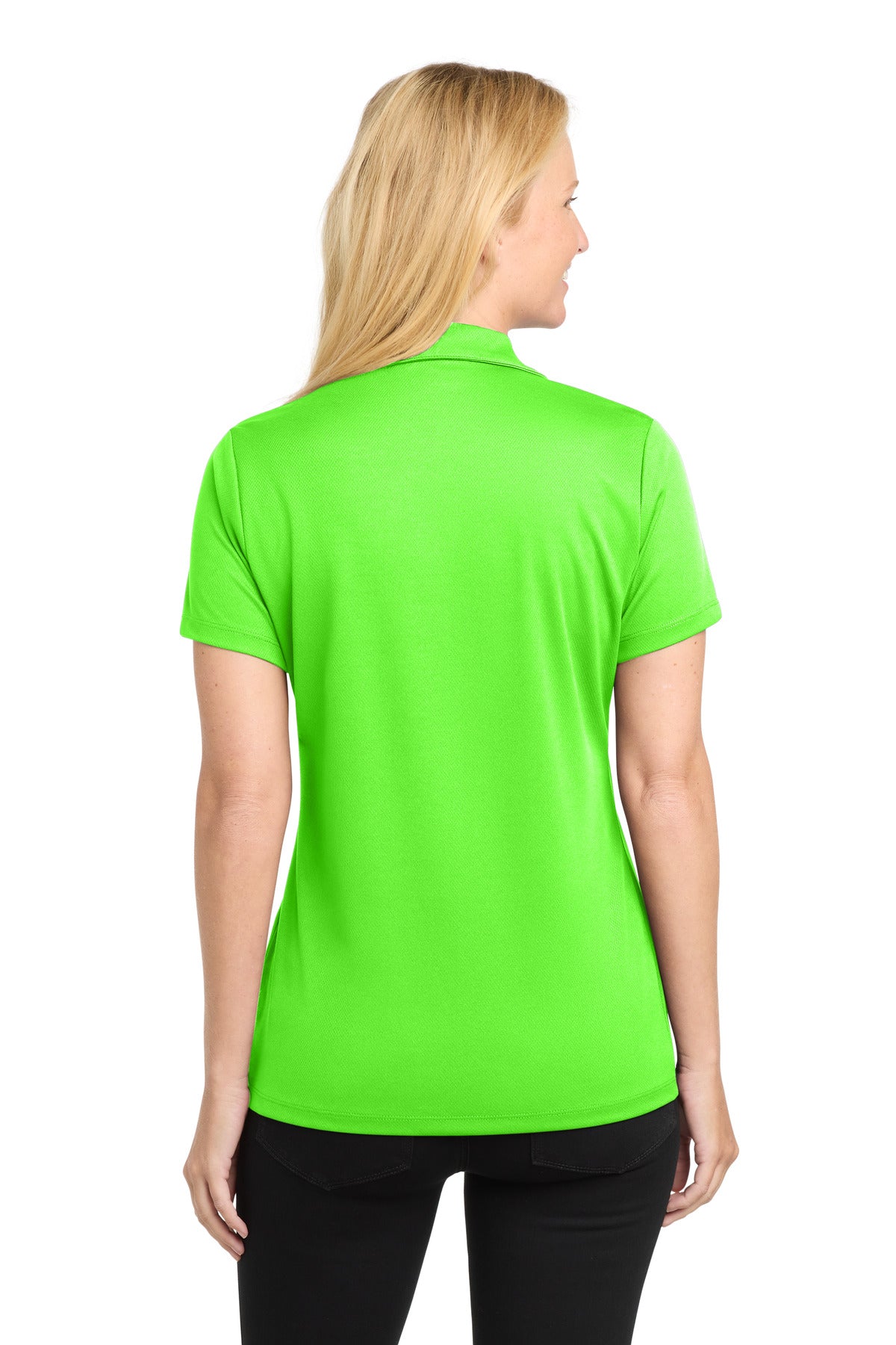 Sport-Tek Women's PosiCharge RacerMesh Polo - Neon Green