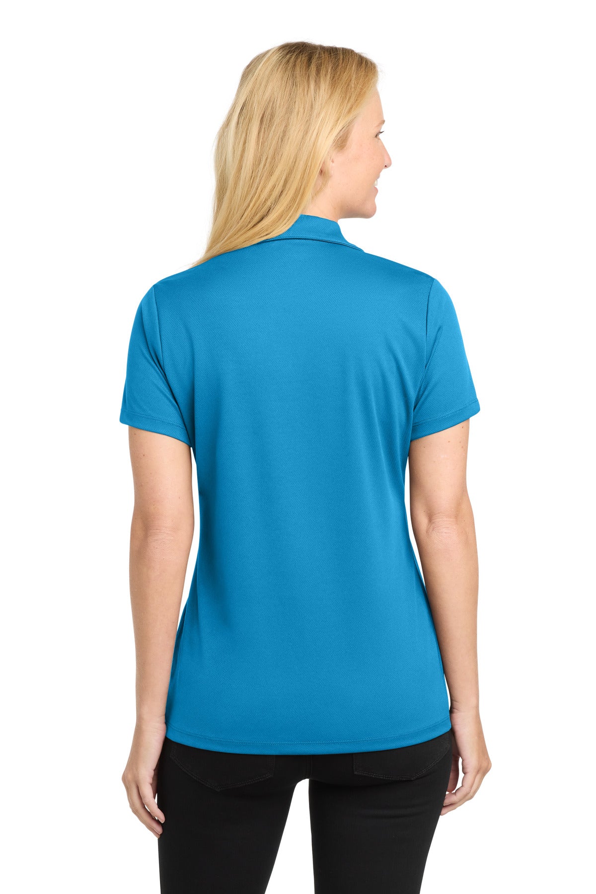 Sport-Tek Women's PosiCharge RacerMesh Polo - Pond Blue