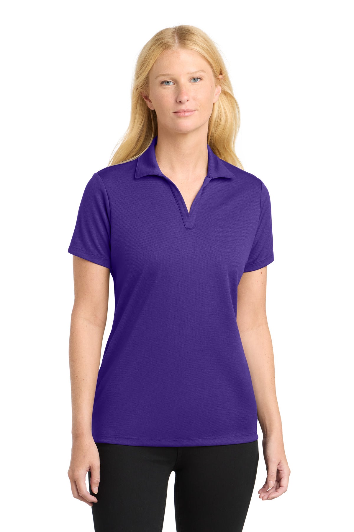 Sport-Tek Women's PosiCharge RacerMesh Polo - Purple