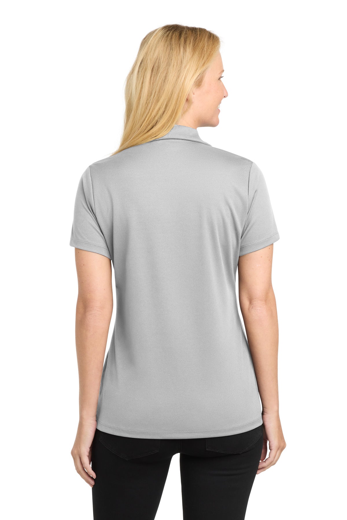 Sport-Tek Women's PosiCharge RacerMesh Polo - Silver