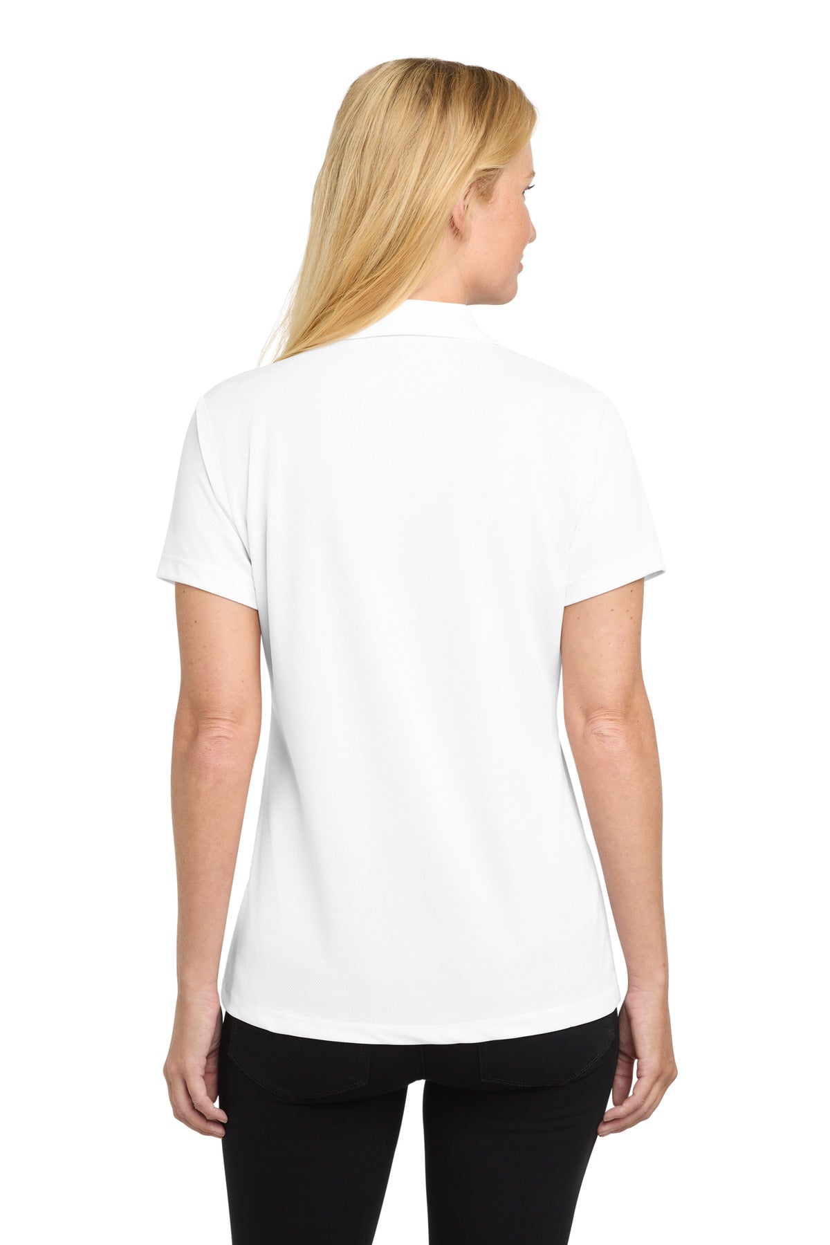 Sport-Tek Women's PosiCharge RacerMesh Polo - White