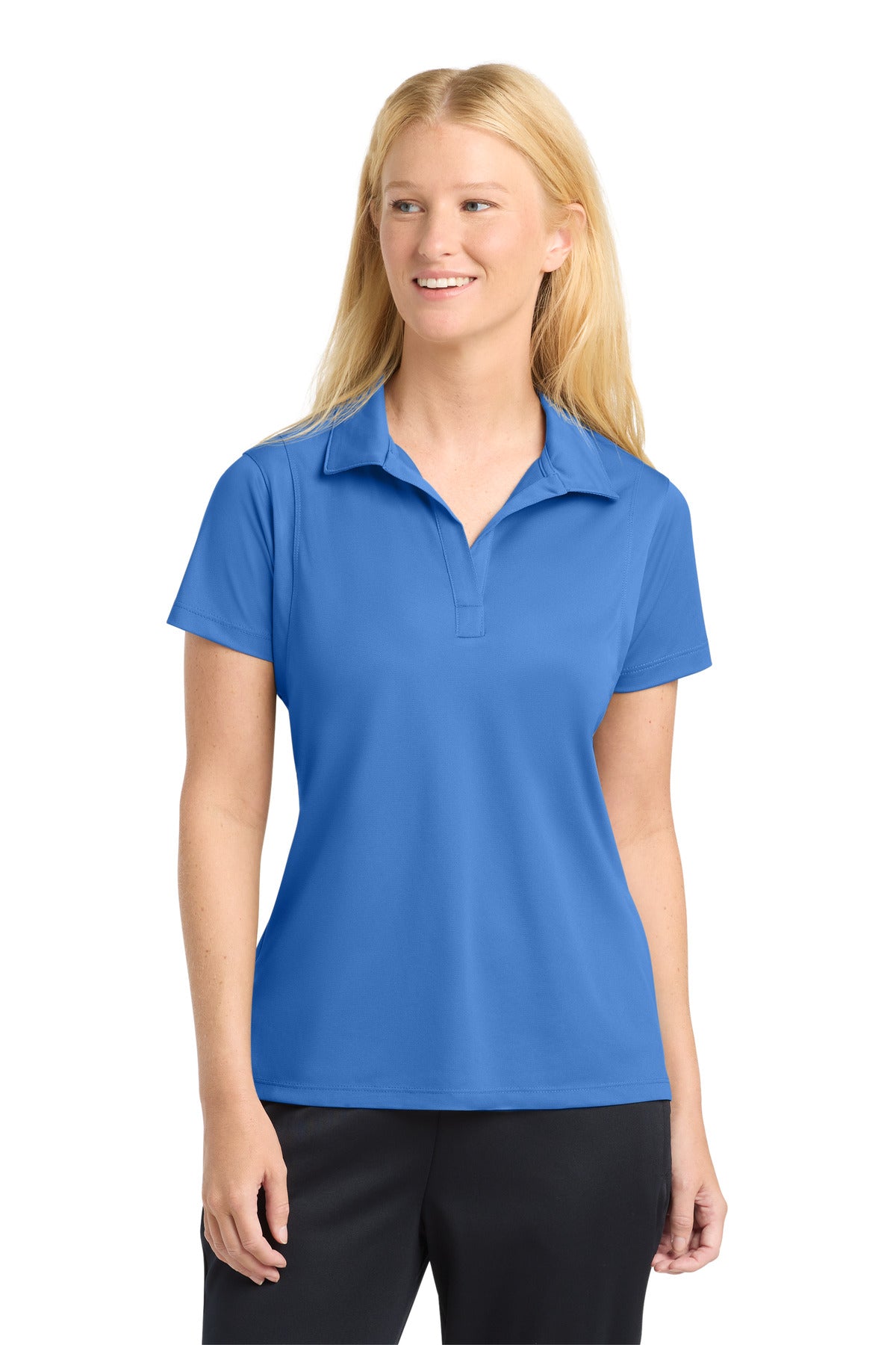 Sport-Tek Women's Micropique Sport-Wick Polo - Blue Lake