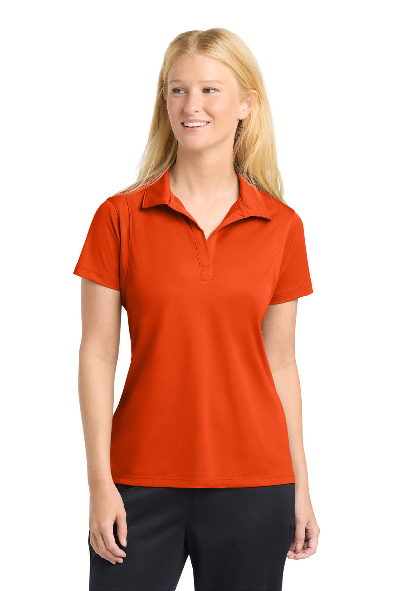 Sport-Tek Women's Micropique Sport-Wick Polo - Deep Orange