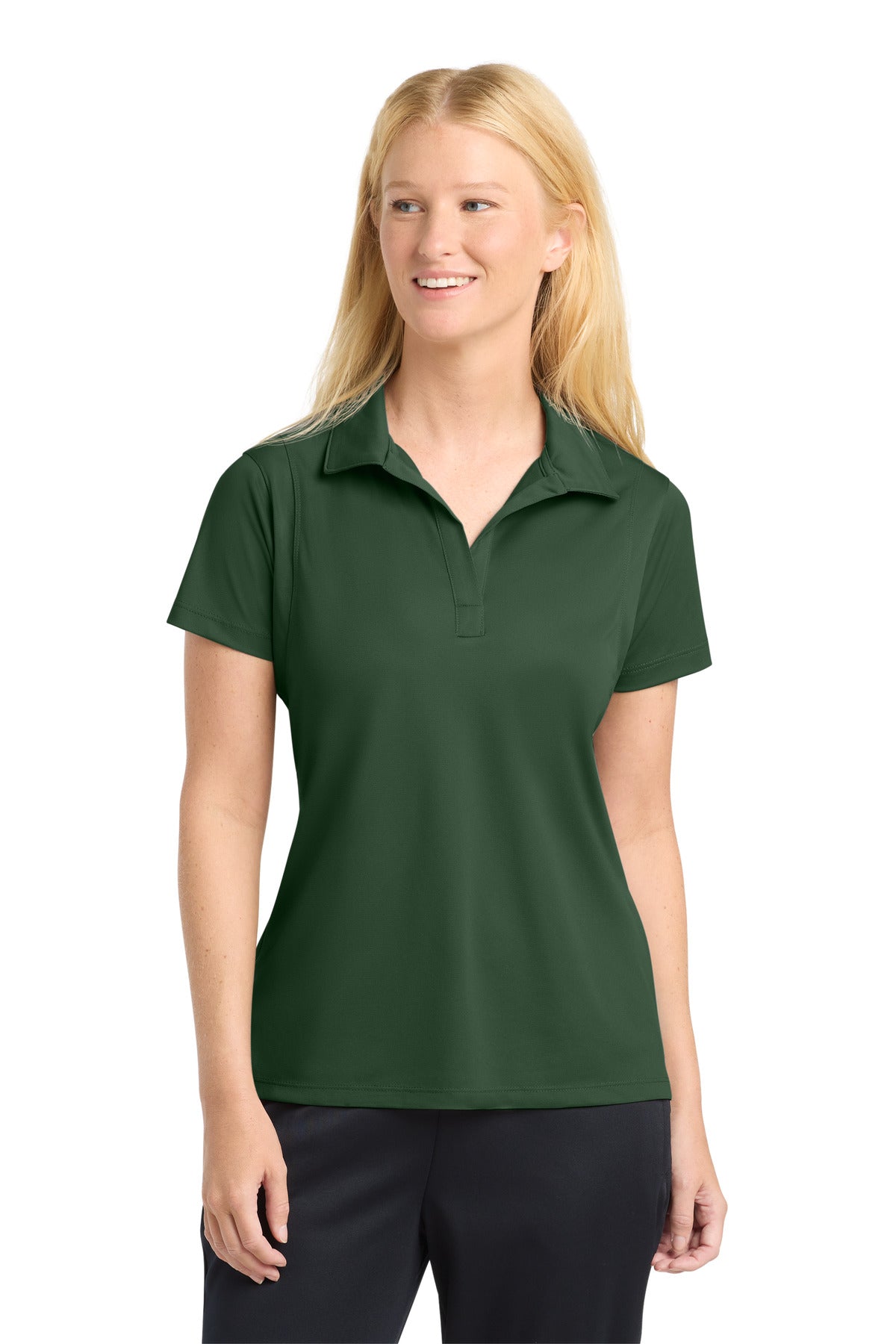Sport-Tek Women's Micropique Sport-Wick Polo - Forest Green