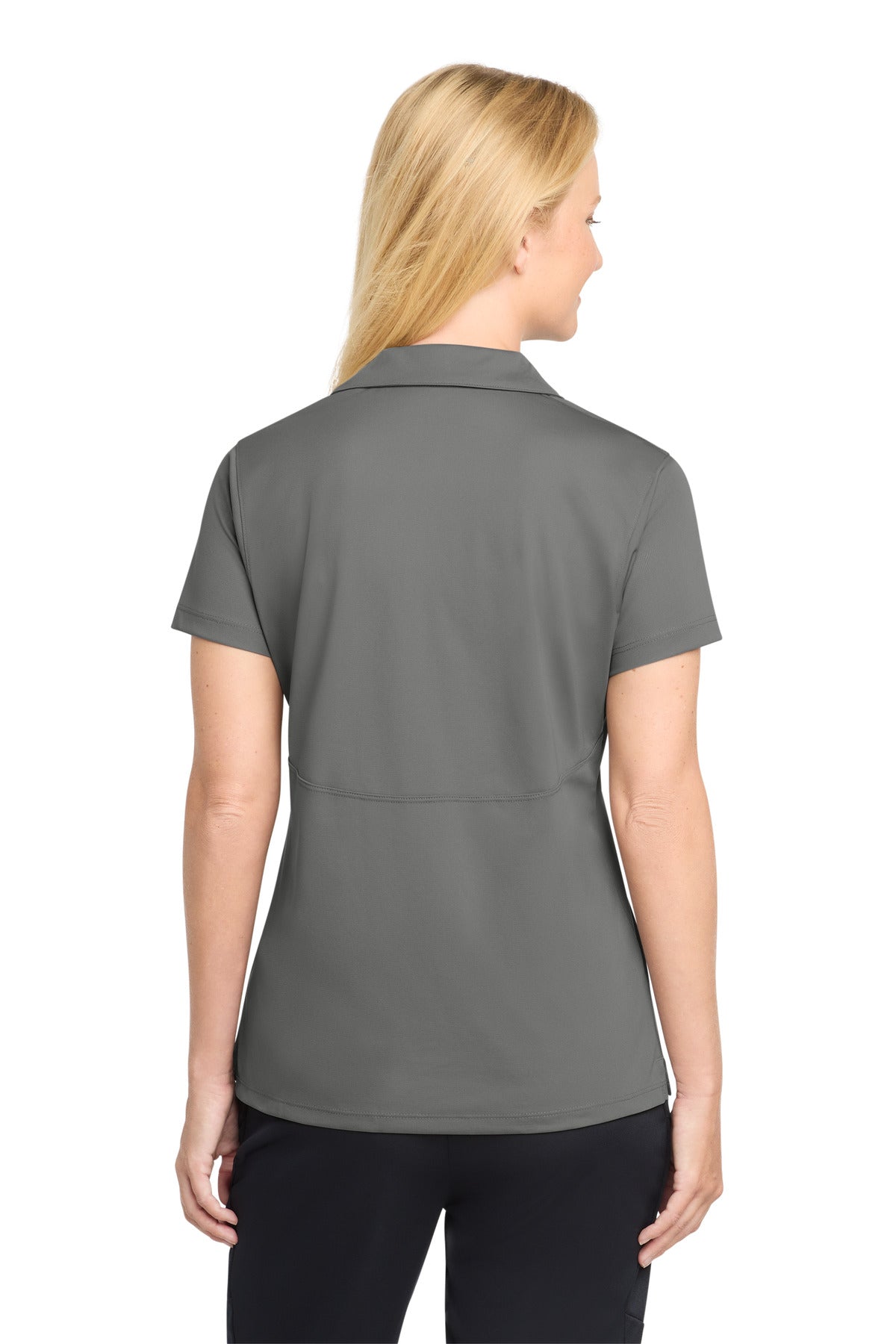 Sport-Tek Women's Micropique Sport-Wick Polo - Grey Concrete