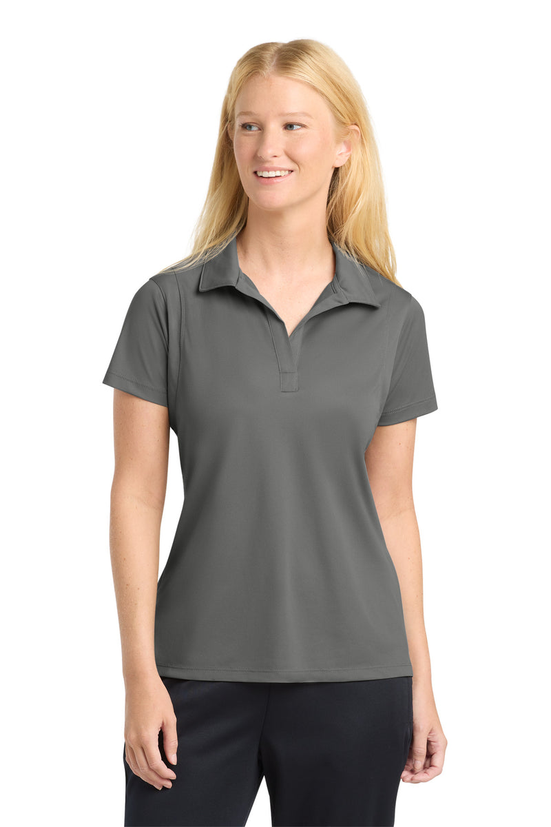 Sport-Tek Women's Micropique Sport-Wick Polo - Grey Concrete