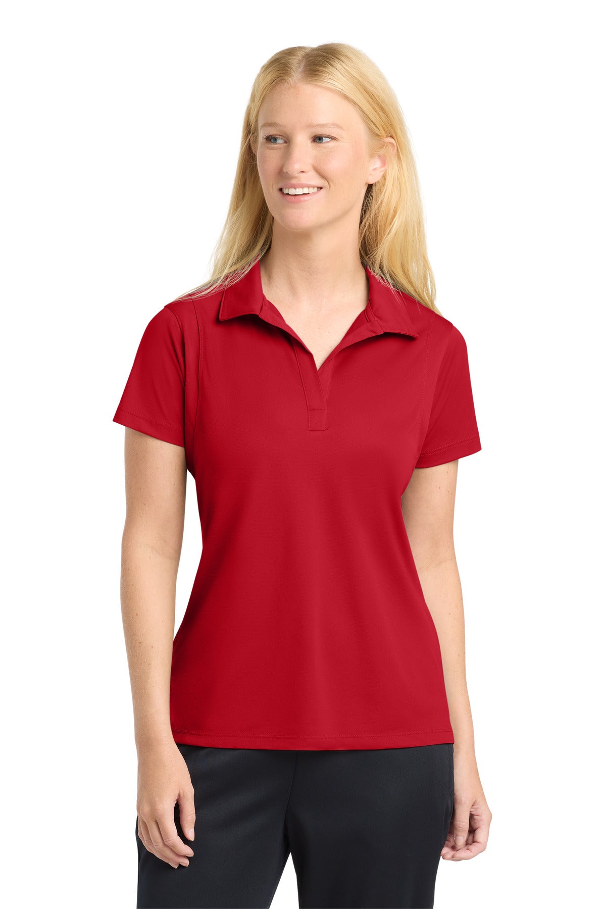 Sport-Tek Women's Micropique Sport-Wick Polo - True Red