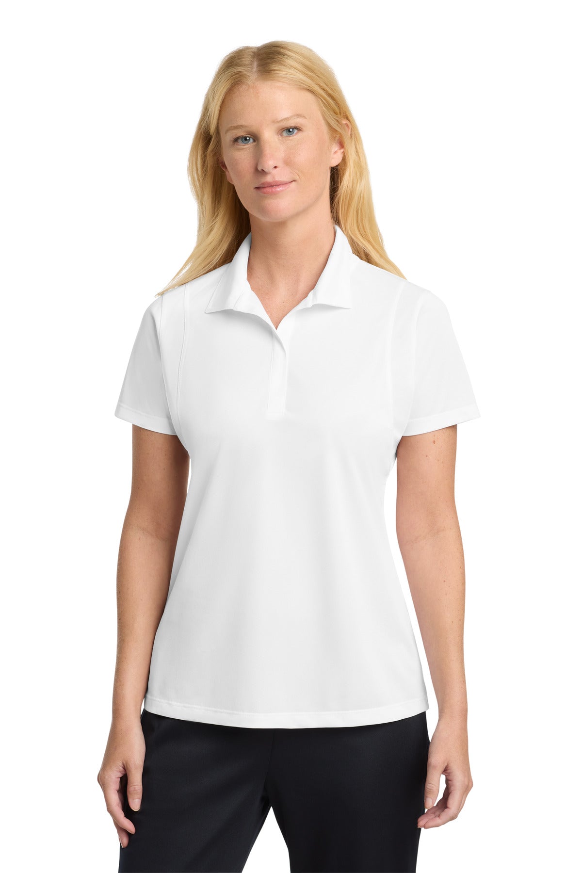 Sport-Tek Women's Micropique Sport-Wick Polo - White