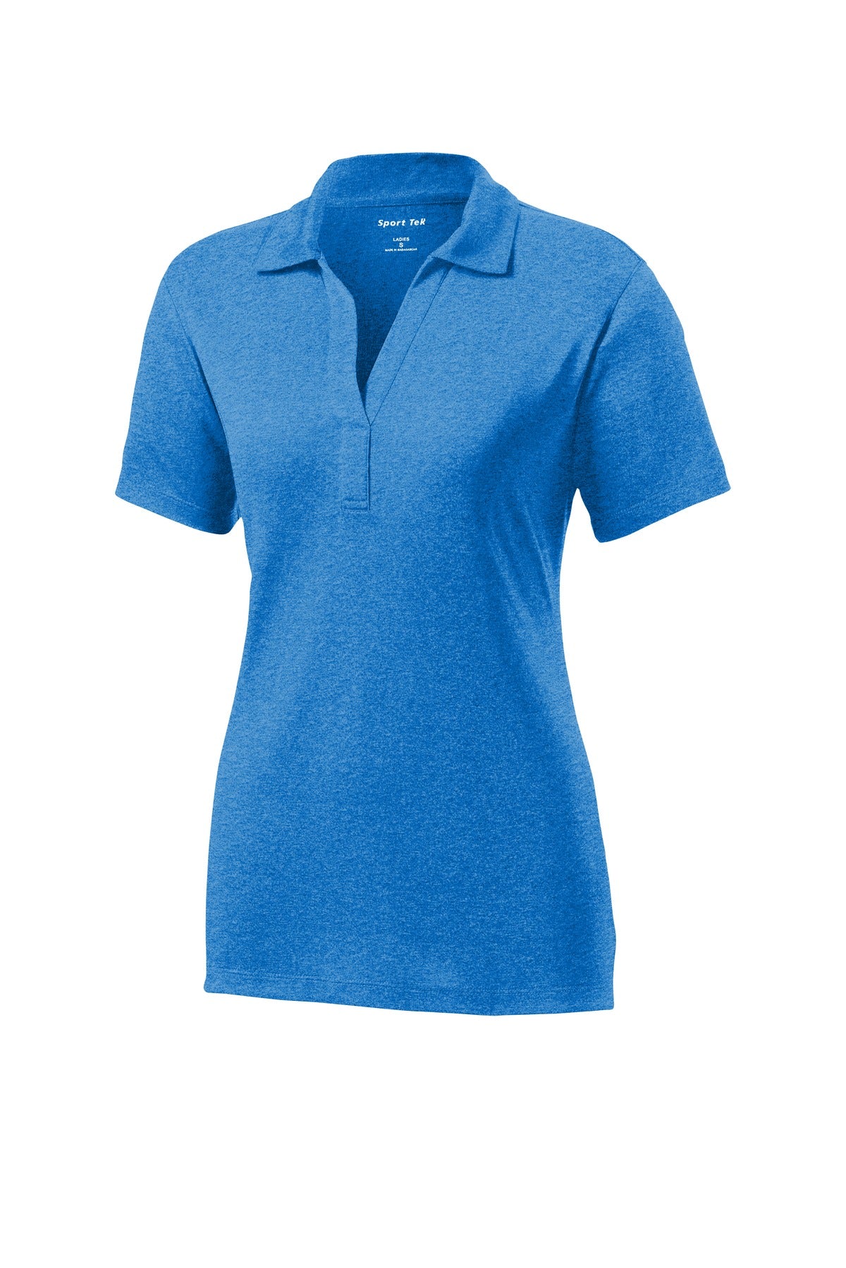 Sport-Tek Women's Heather Contender Polo - Blue Wake Heather