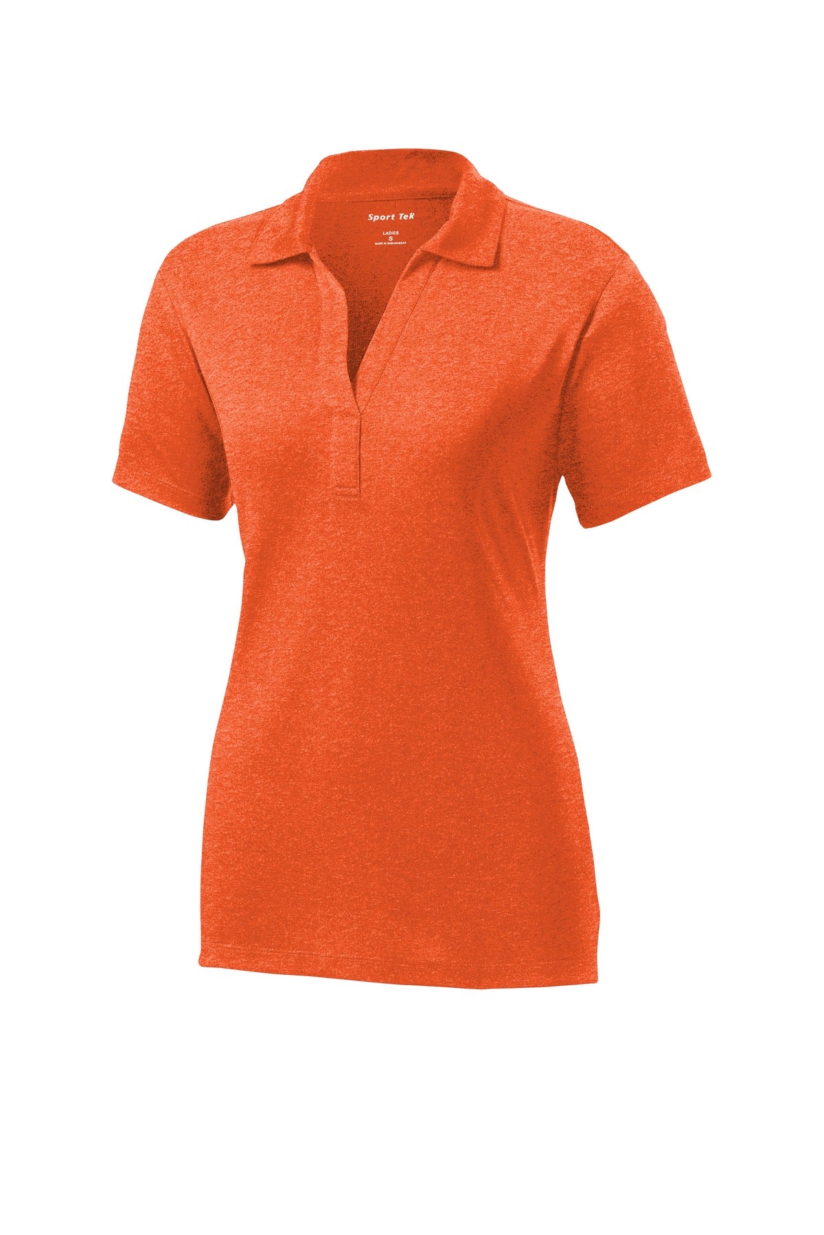 Sport-Tek Women's Heather Contender Polo - Deep Orange Heather