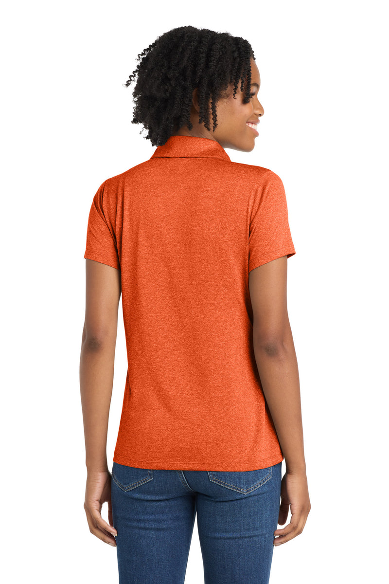 Sport-Tek Women's Heather Contender Polo - Deep Orange Heather