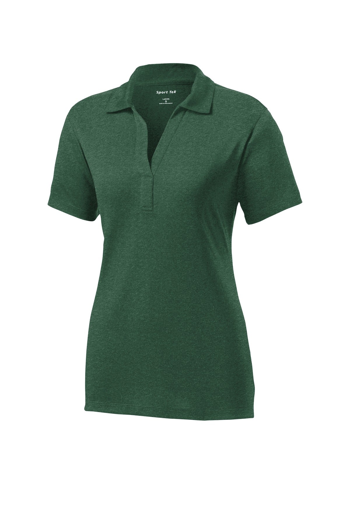 Sport-Tek Women's Heather Contender Polo - Forest Green Heather