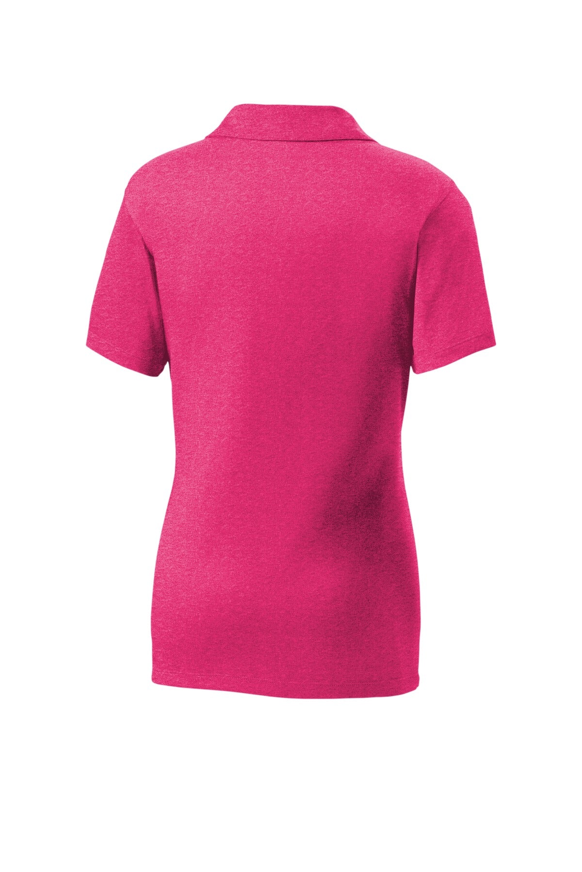 Sport-Tek Women's Heather Contender Polo - Pink Raspberry Heather
