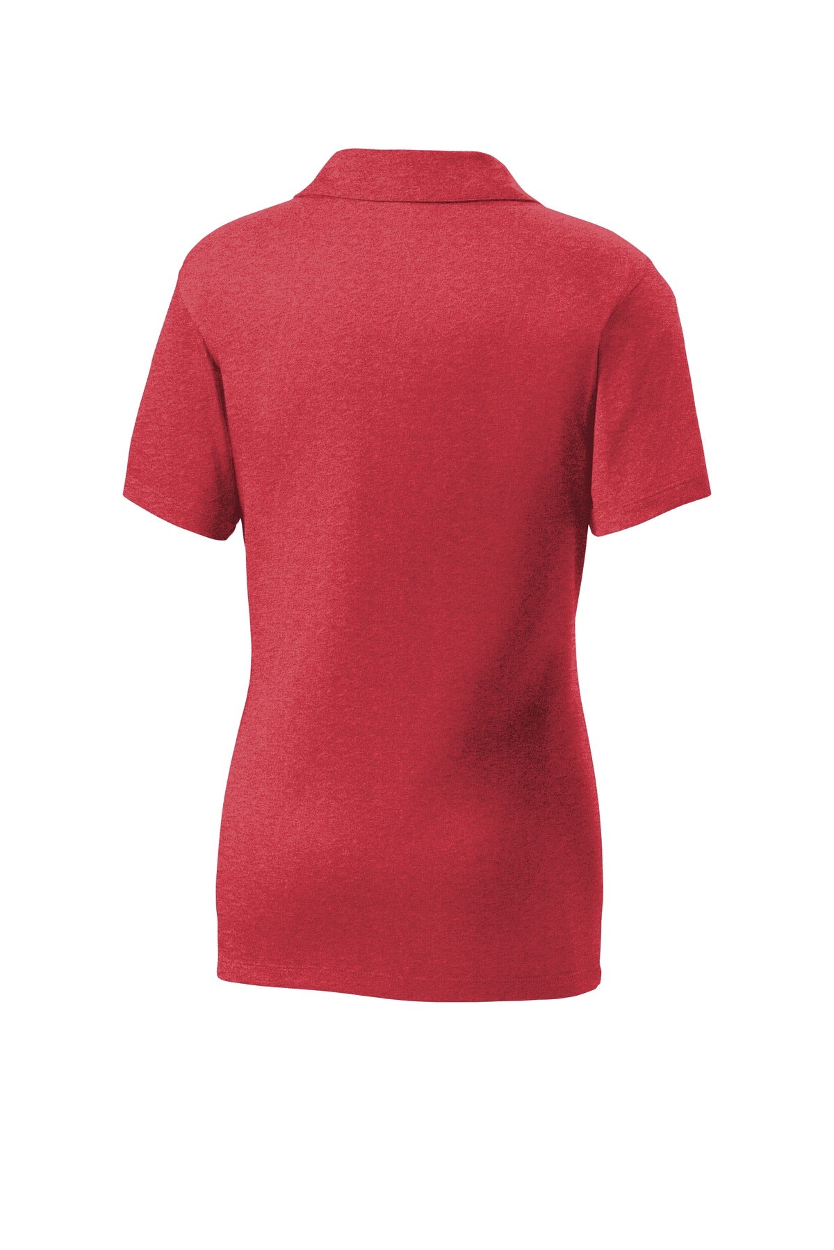Sport-Tek Women's Heather Contender Polo - Scarlet Heather