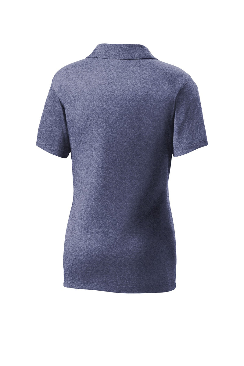 Sport-Tek Women's Heather Contender Polo - True Navy Heather