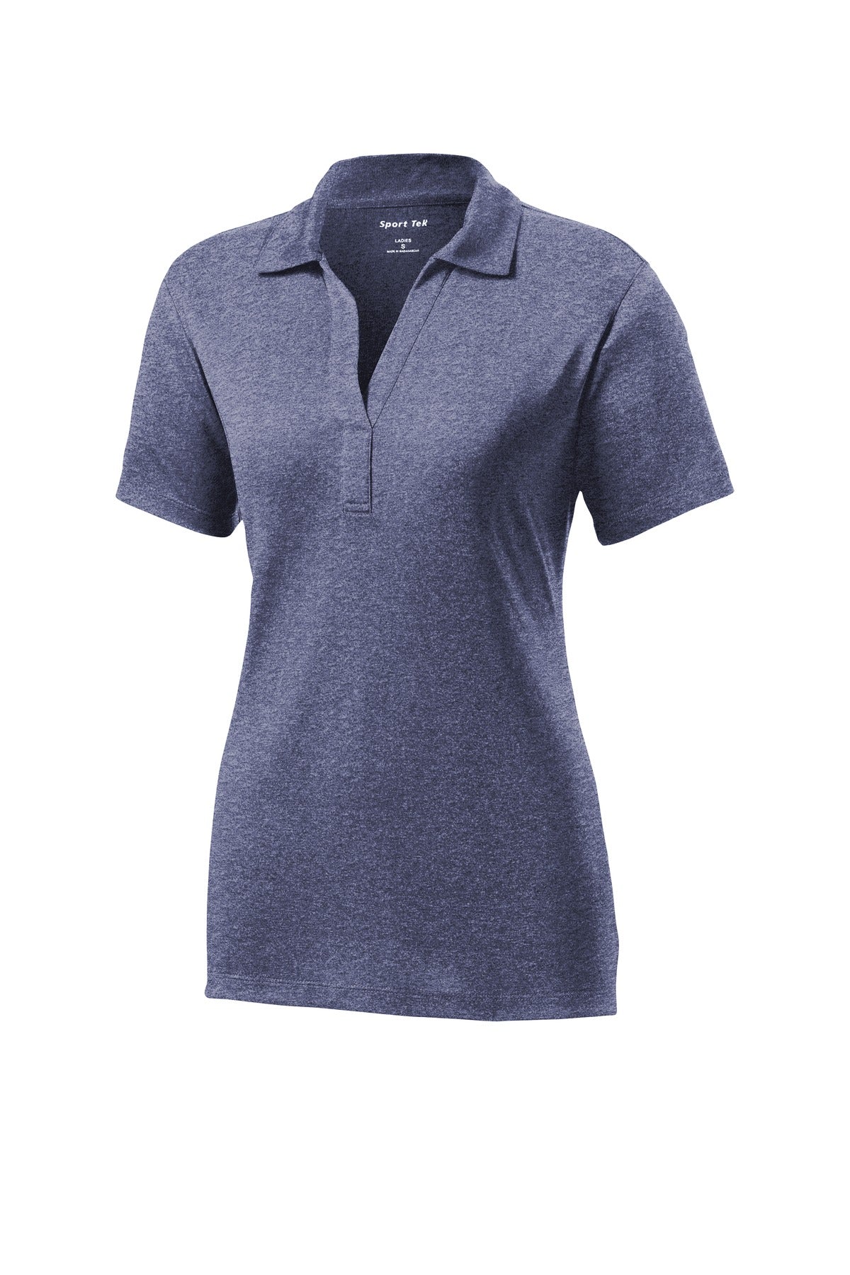 Sport-Tek Women's Heather Contender Polo - True Navy Heather