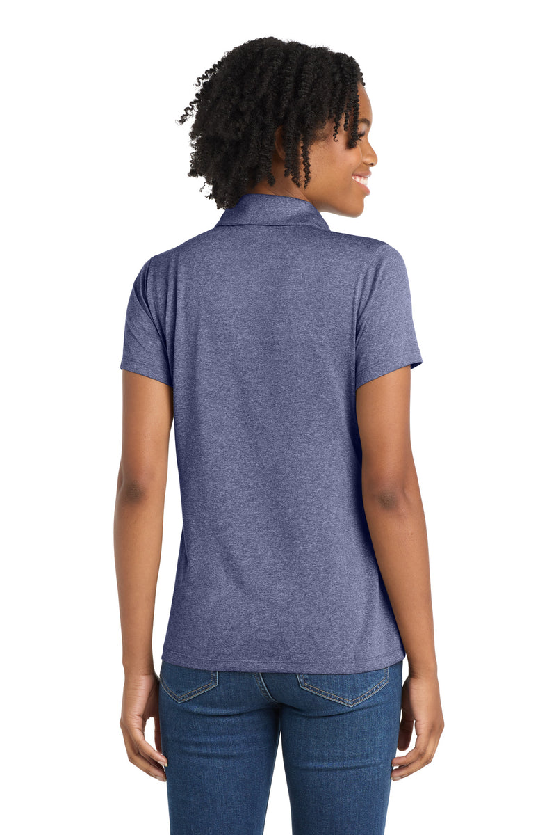 Sport-Tek Women's Heather Contender Polo - True Navy Heather