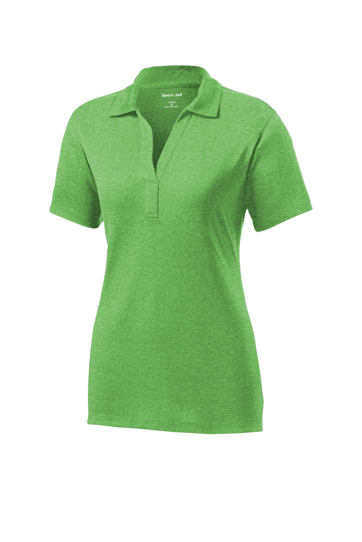 Sport-Tek Women's Heather Contender Polo - Turf Green Heather