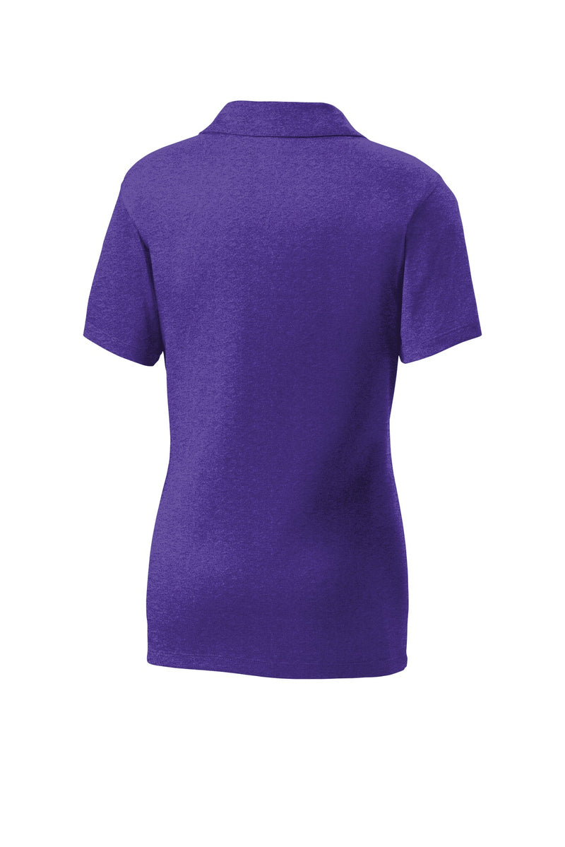 Sport-Tek Women's Heather Contender Polo - Varsity Purple Heather