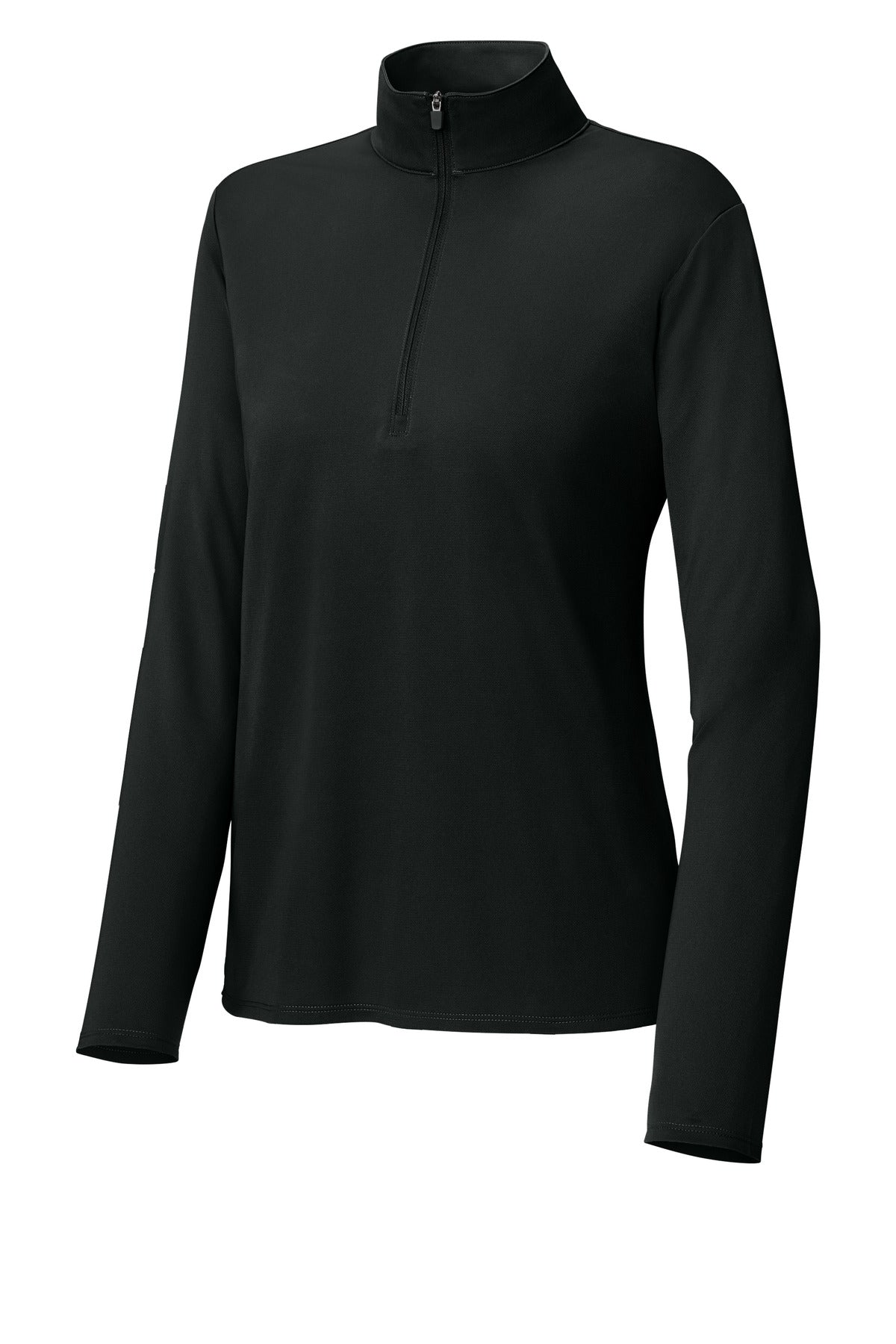 Sport-Tek Women's Micropique Sport-Wick 1/4-Zip - Black