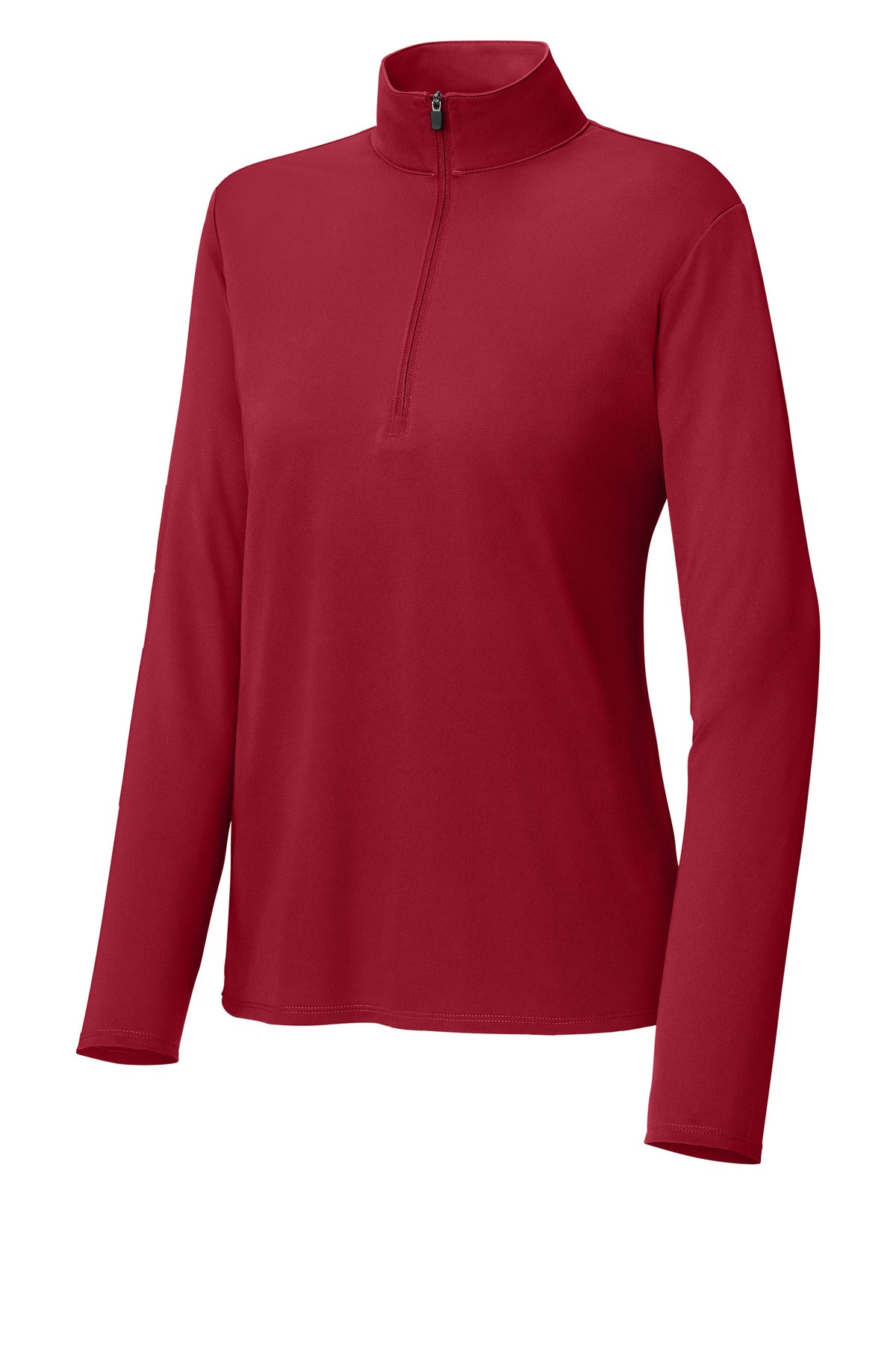 Sport-Tek Women's Micropique Sport-Wick 1/4-Zip - Deep Red