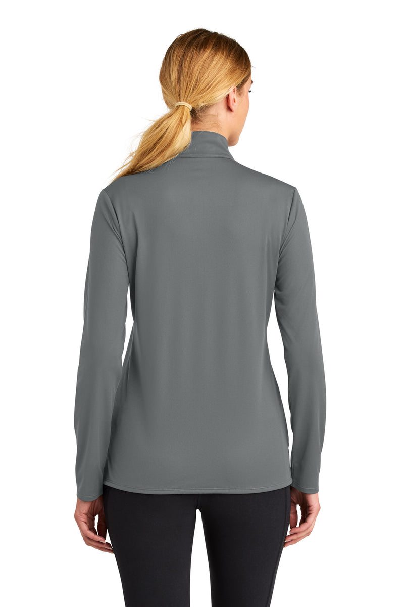 Sport-Tek Women's Micropique Sport-Wick 1/4-Zip - Grey Concrete