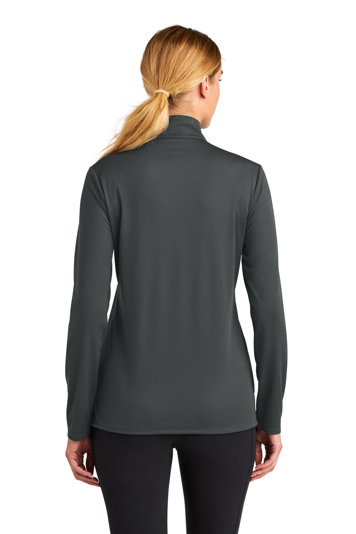 Sport-Tek Women's Micropique Sport-Wick 1/4-Zip - Iron Grey