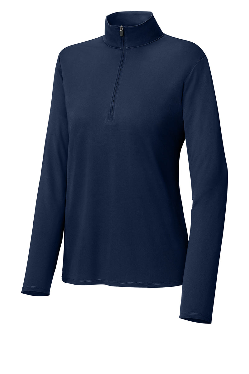 Sport-Tek Women's Micropique Sport-Wick 1/4-Zip - True Navy