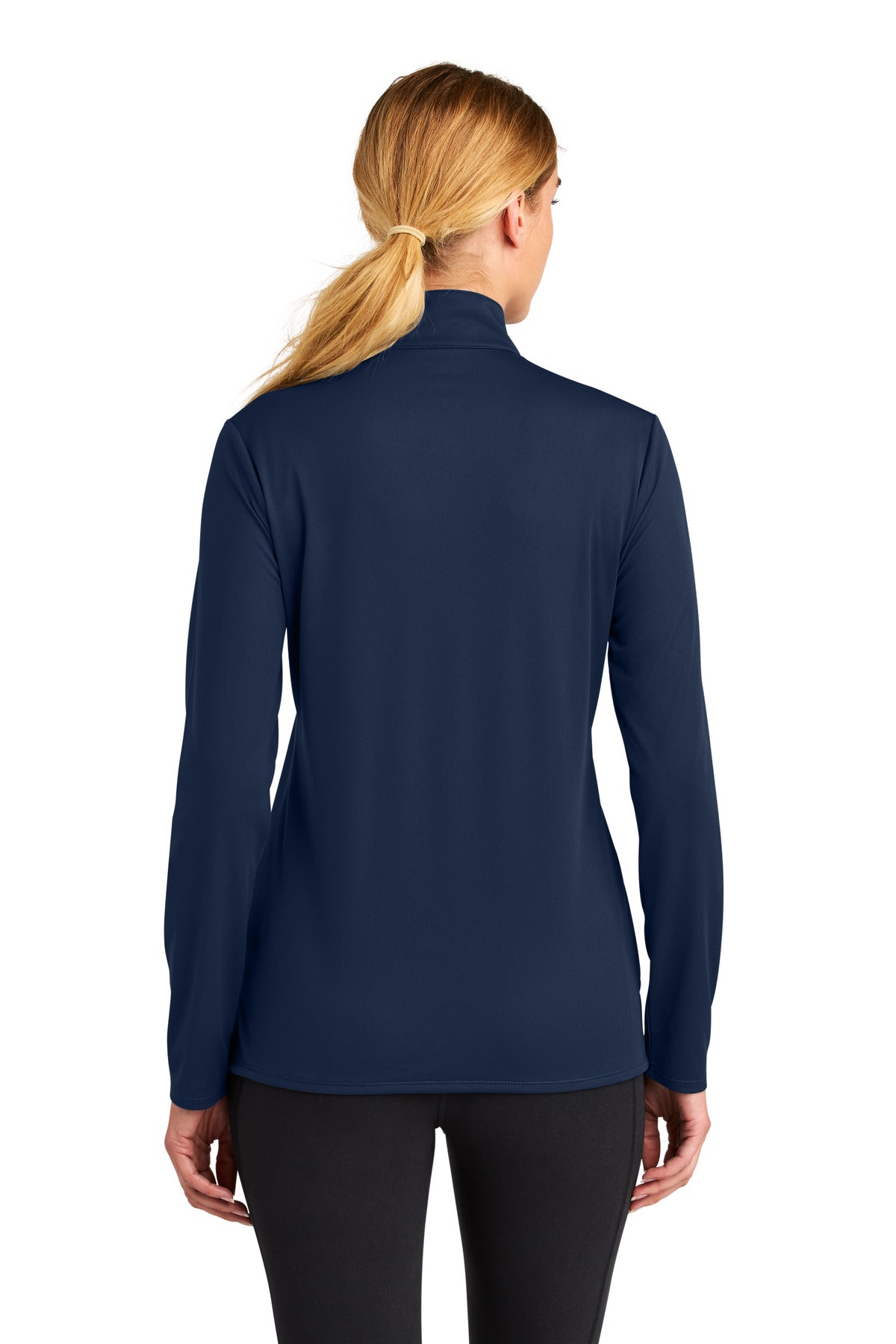 Sport-Tek Women's Micropique Sport-Wick 1/4-Zip - True Navy