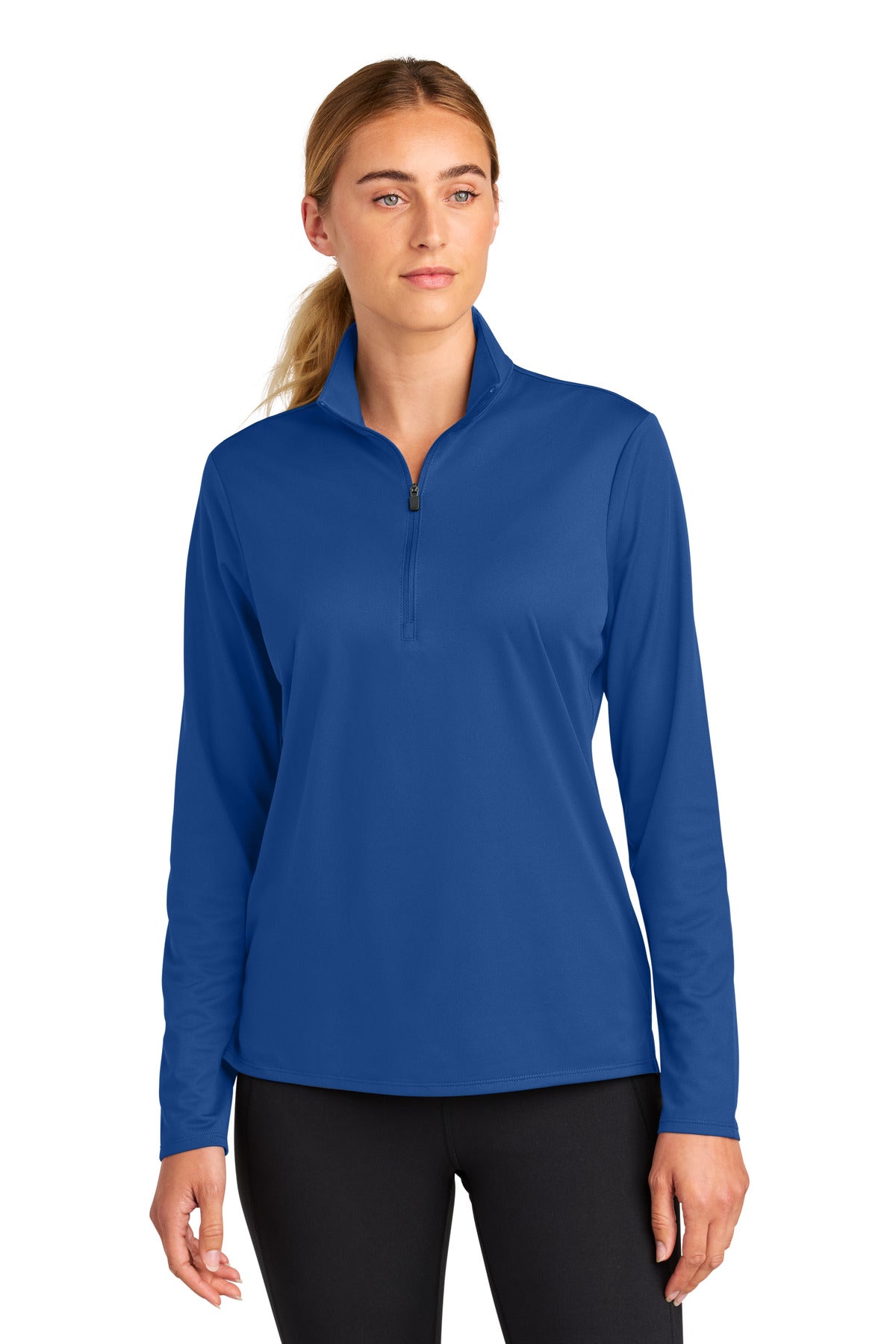 Sport-Tek Women's Micropique Sport-Wick 1/4-Zip - True Royal