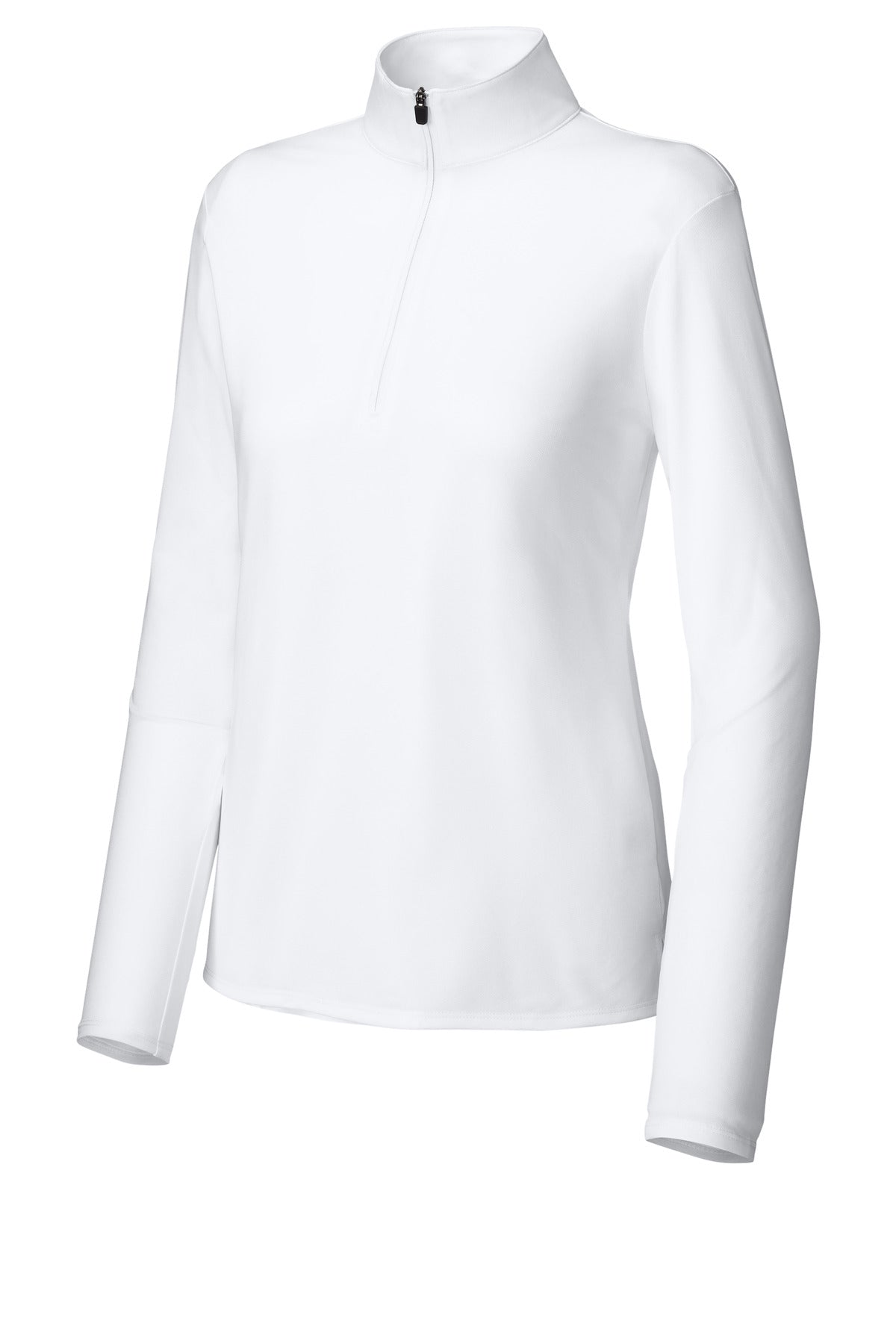 Sport-Tek Women's Micropique Sport-Wick 1/4-Zip - White