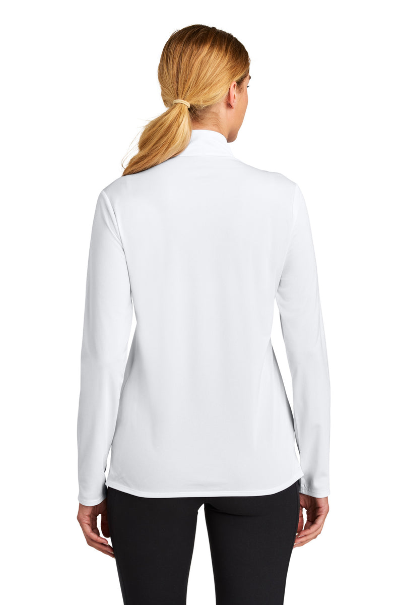 Sport-Tek Women's Micropique Sport-Wick 1/4-Zip - White